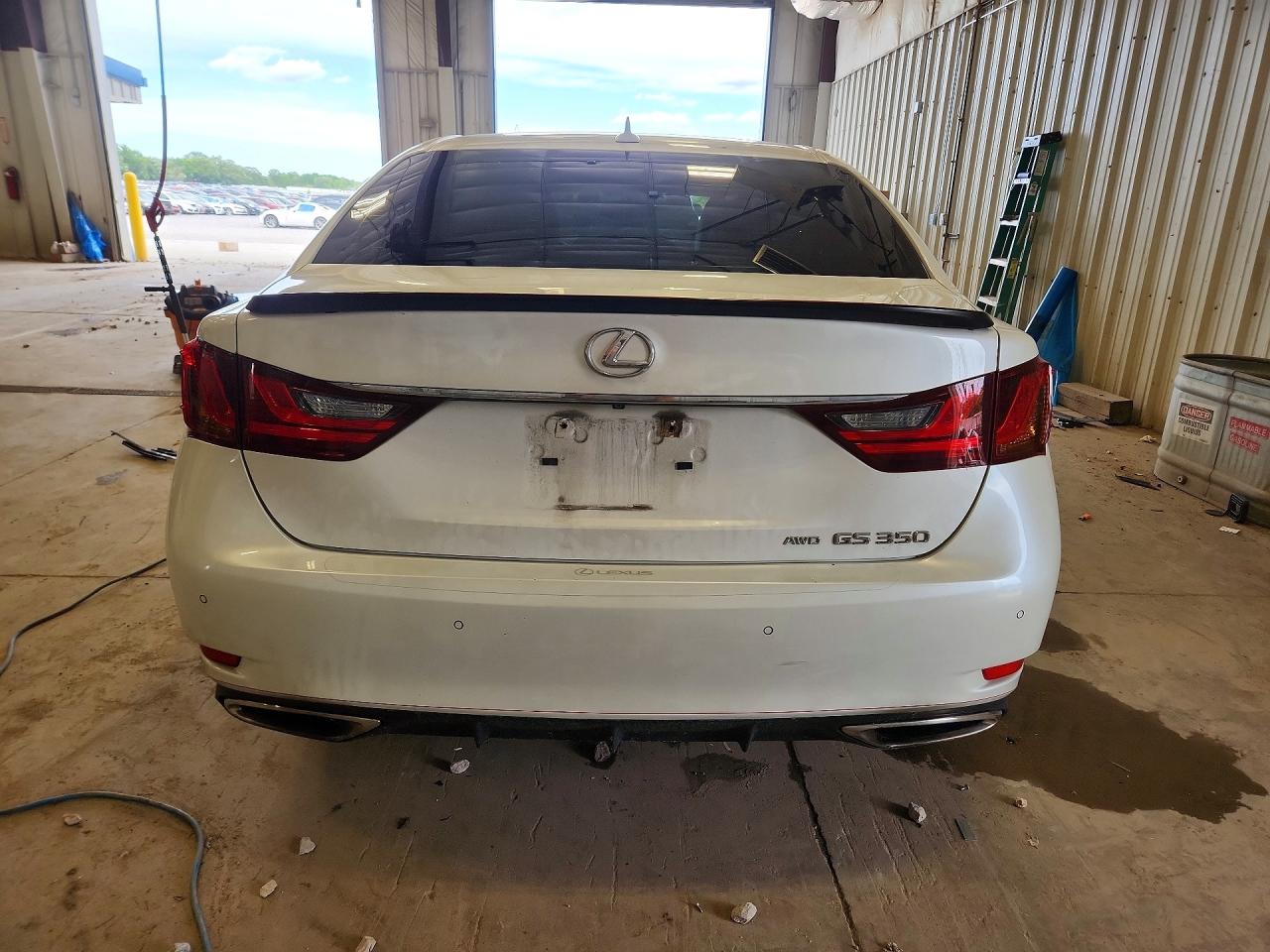 2014 Lexus Gs 350 White vin: JTHCE1BL8E5027516