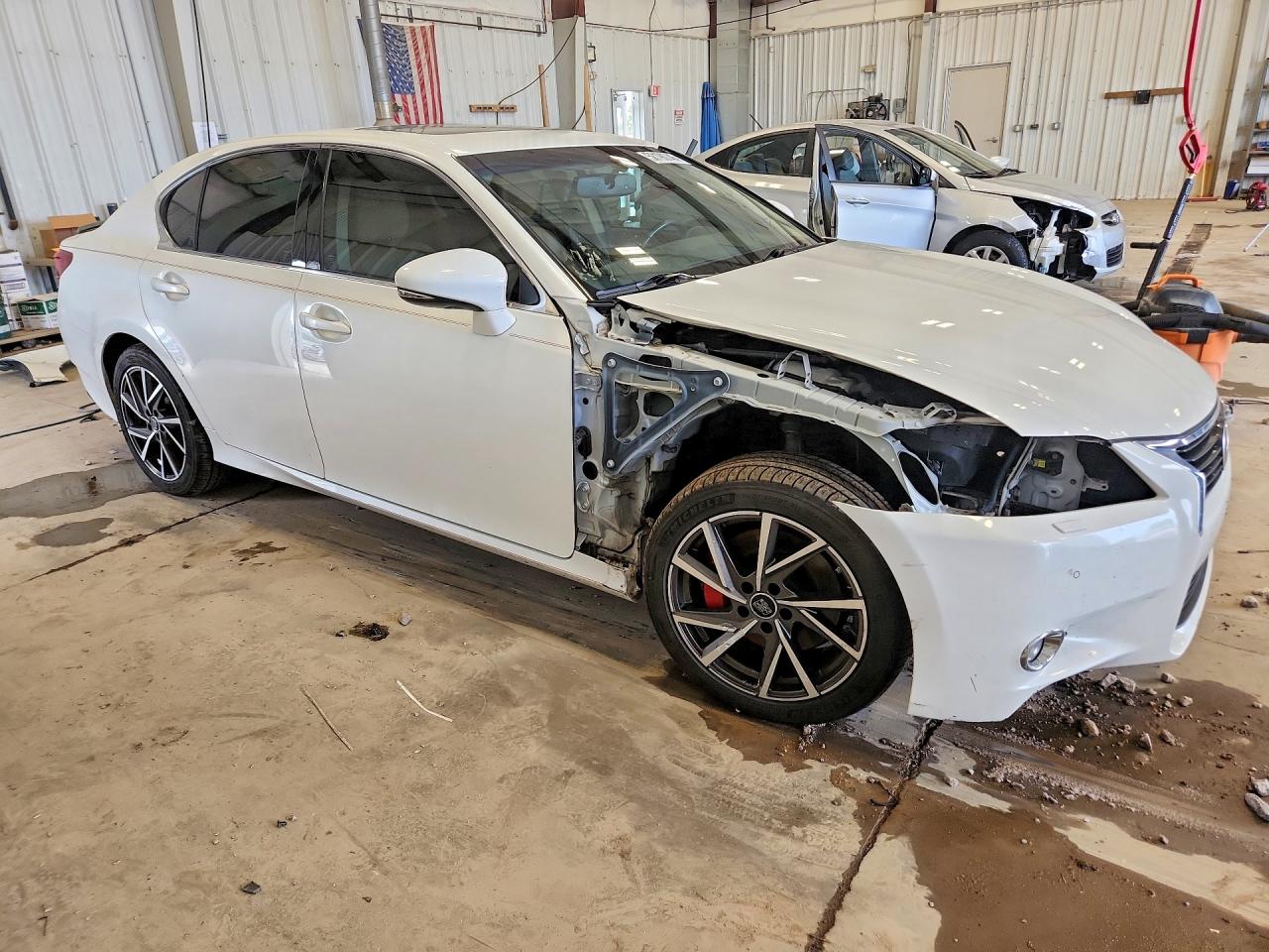 2014 Lexus Gs 350 White vin: JTHCE1BL8E5027516