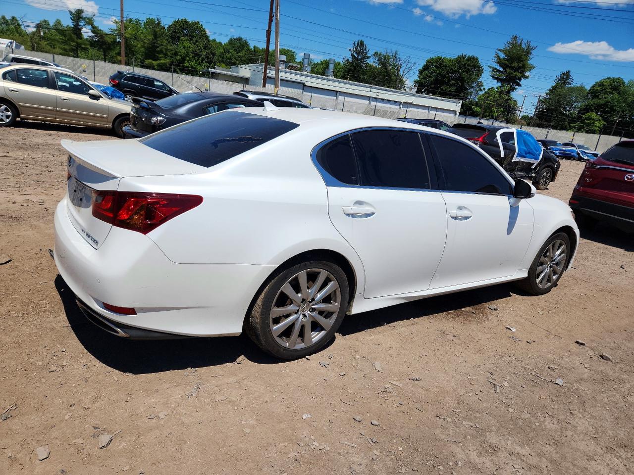 2014 Lexus Gs 350 White vin: JTHCE1BL8E5028116