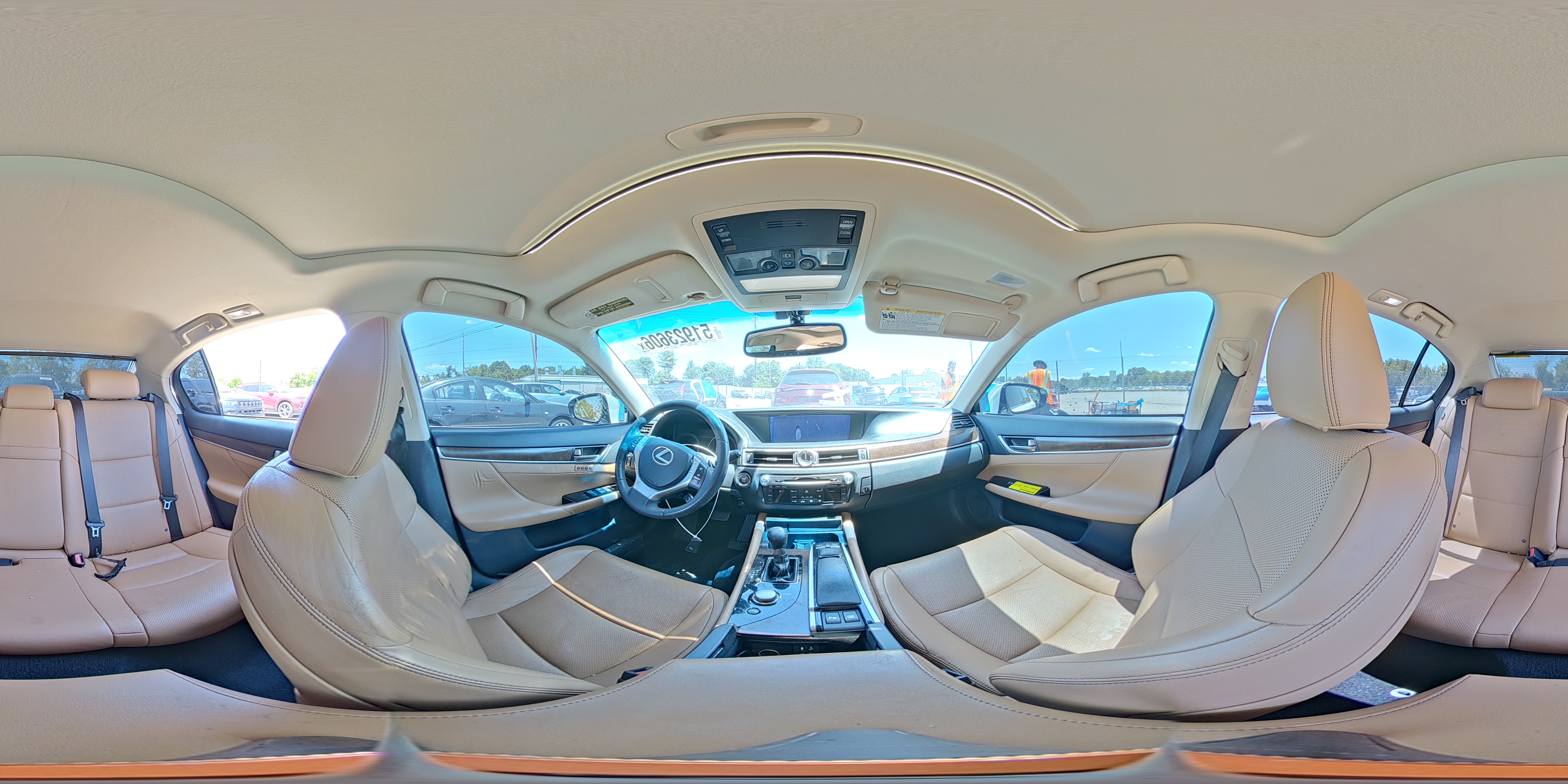 2014 Lexus Gs 350 White vin: JTHCE1BL8E5028116
