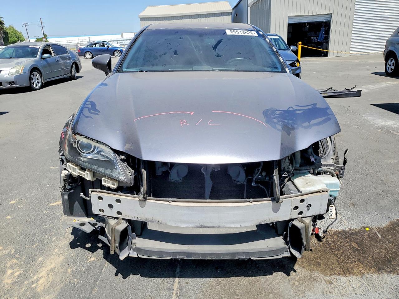2014 Lexus Gs 350 Gray vin: JTHCE1BL8E5028584