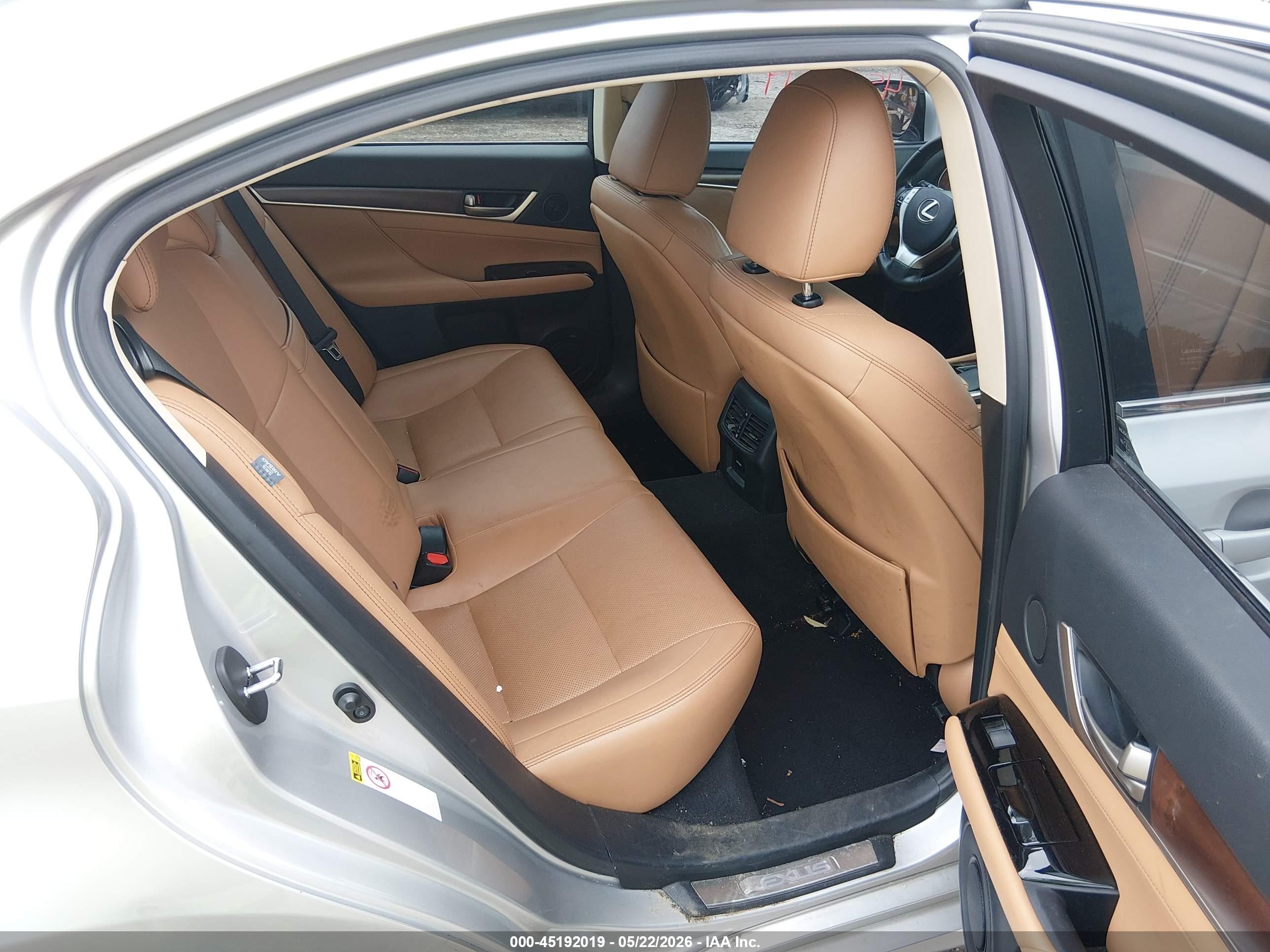 2015 Lexus Gs 350   Silver vin: JTHCE1BL8FA002608