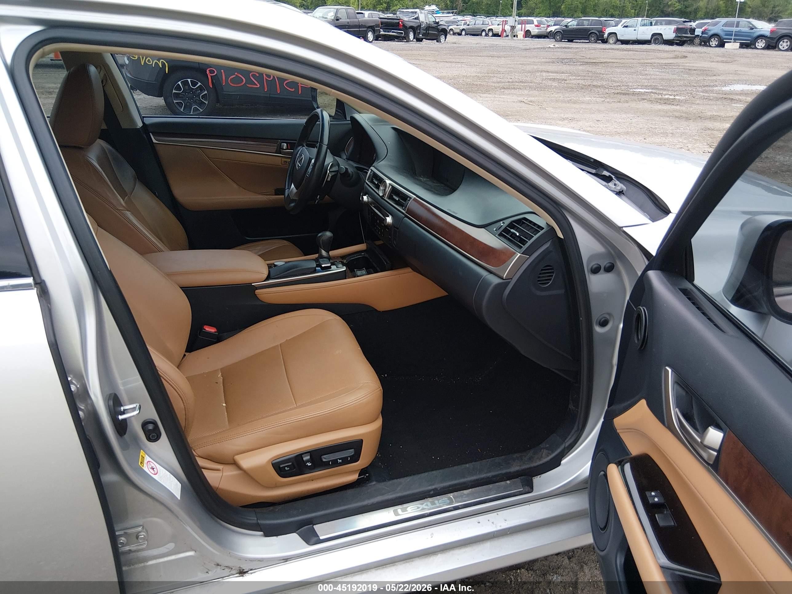 2015 Lexus Gs 350   Silver vin: JTHCE1BL8FA002608