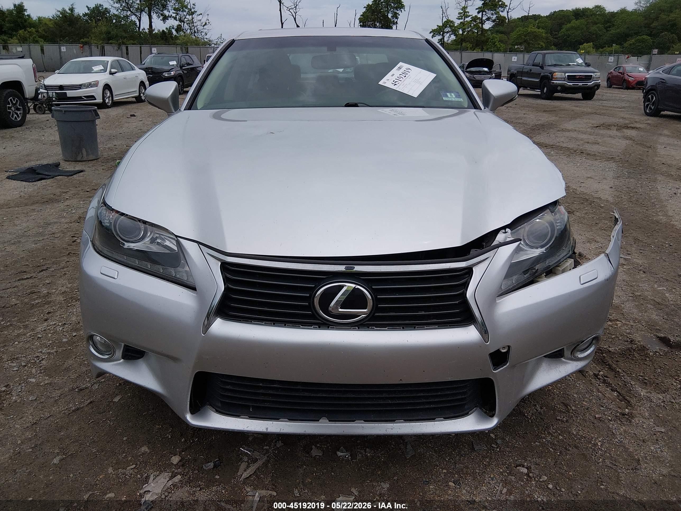 2015 Lexus Gs 350   Silver vin: JTHCE1BL8FA002608