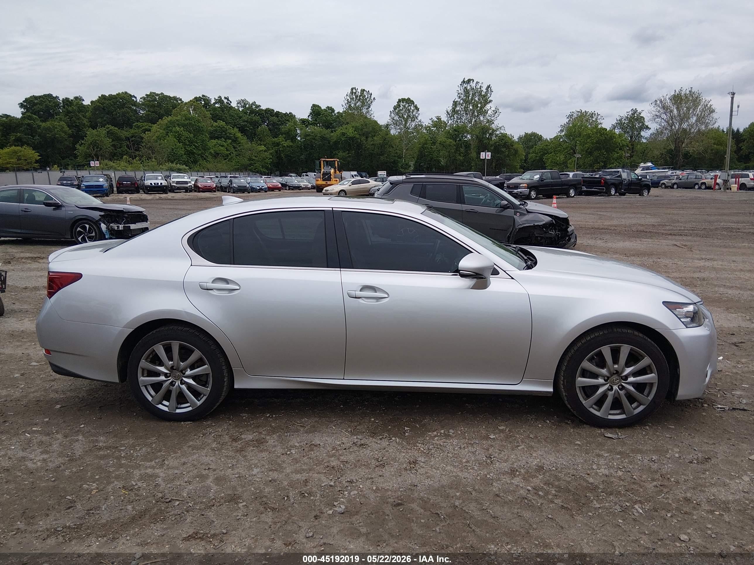 2015 Lexus Gs 350   Silver vin: JTHCE1BL8FA002608