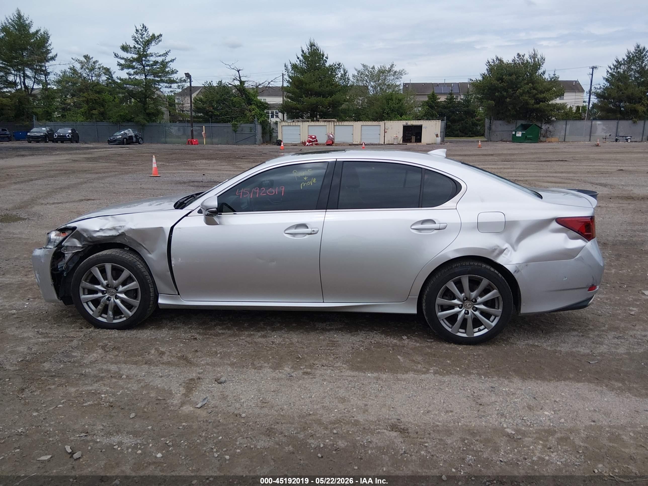 2015 Lexus Gs 350   Silver vin: JTHCE1BL8FA002608