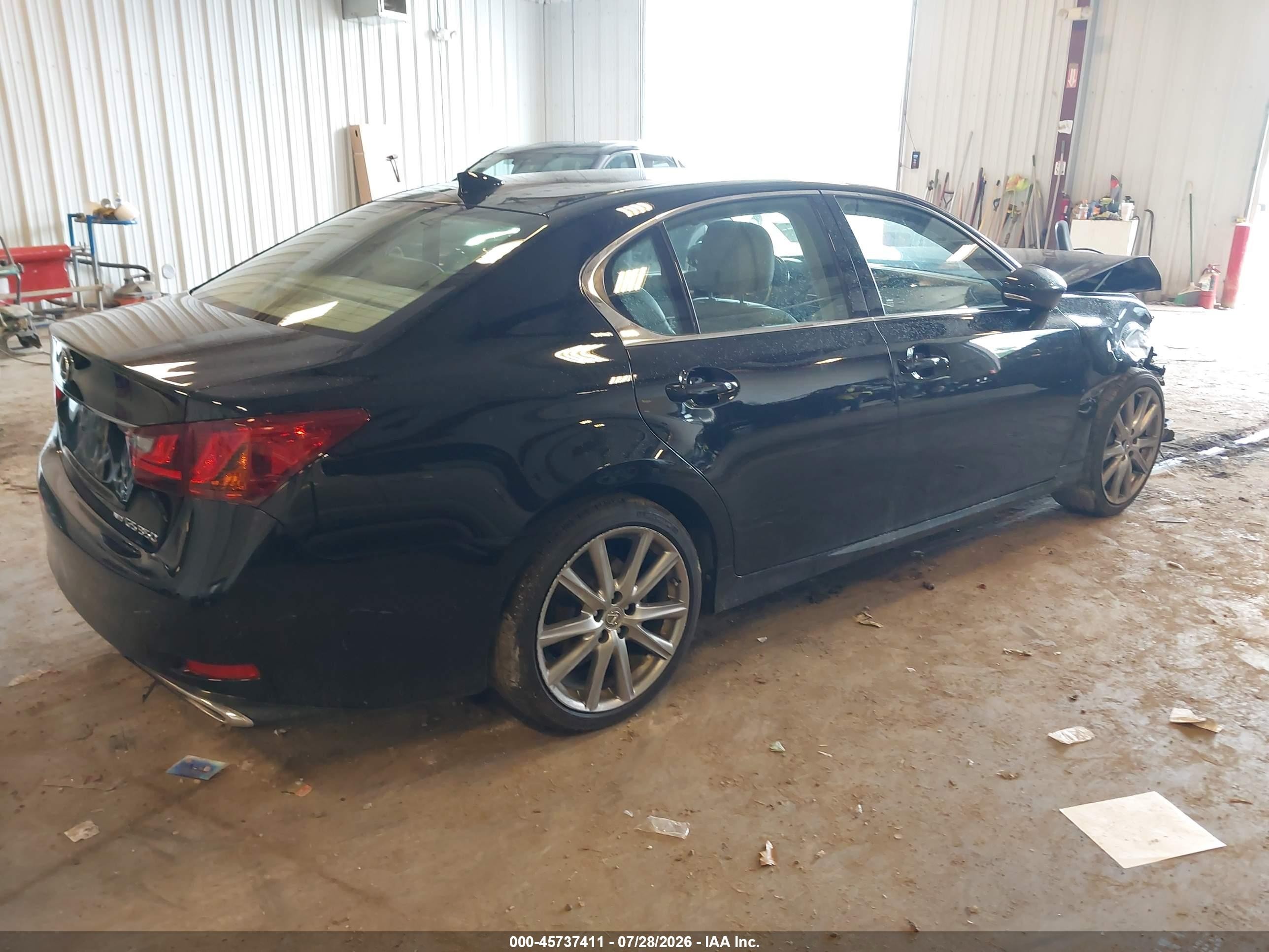 2015 Lexus Gs 350 Black vin: JTHCE1BL8FA002754