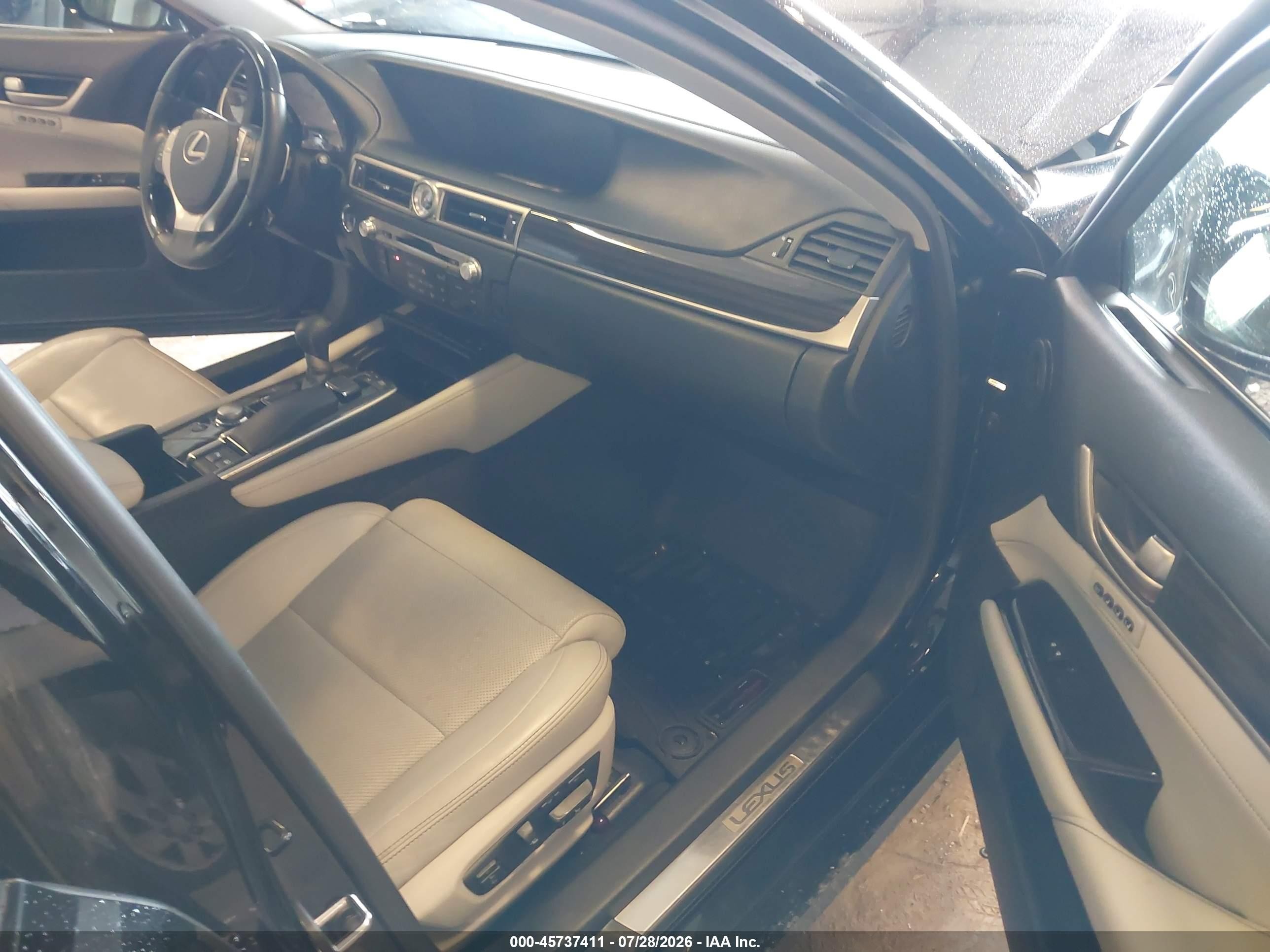 2015 Lexus Gs 350 Black vin: JTHCE1BL8FA002754