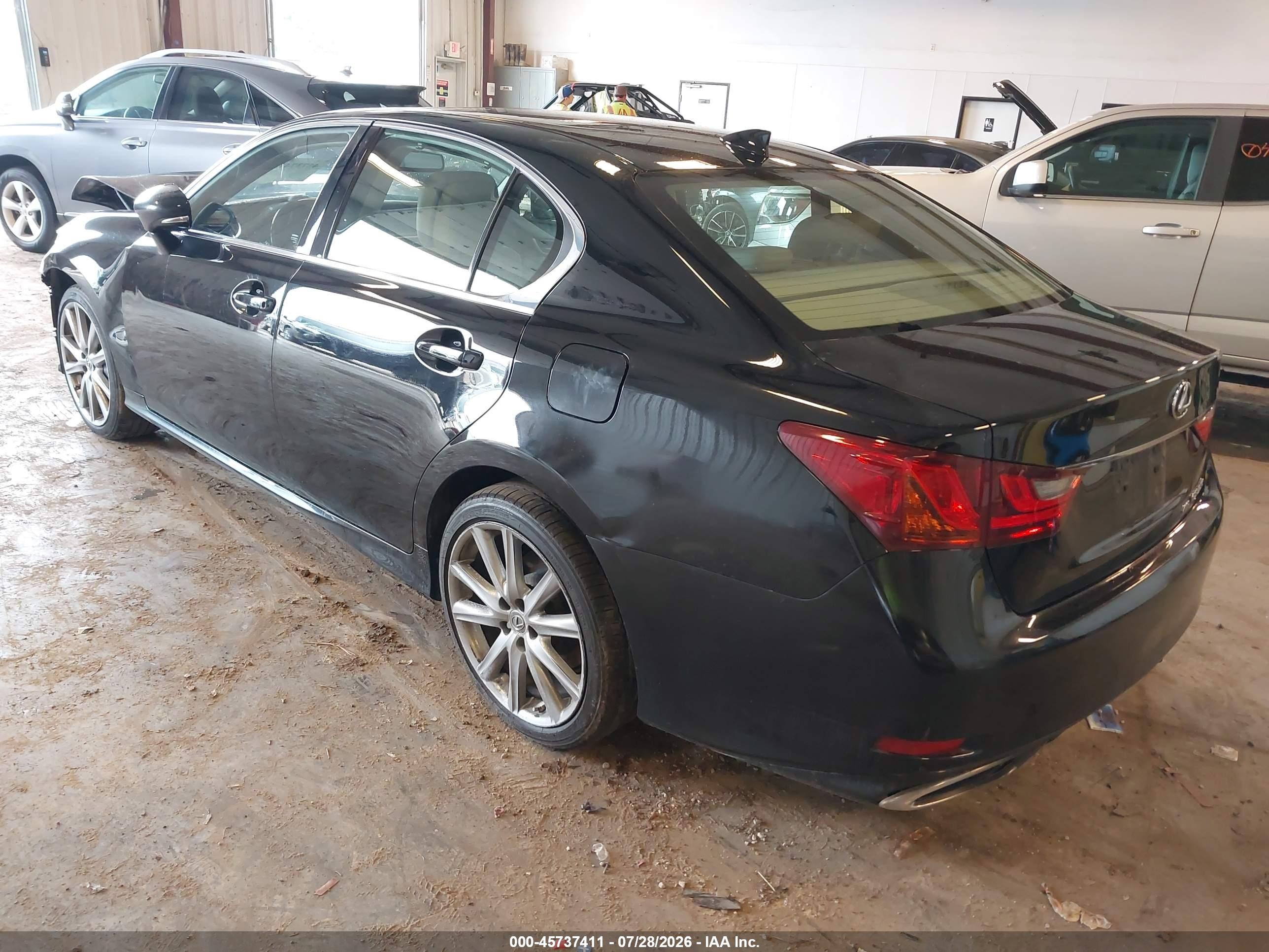 2015 Lexus Gs 350 Black vin: JTHCE1BL8FA002754