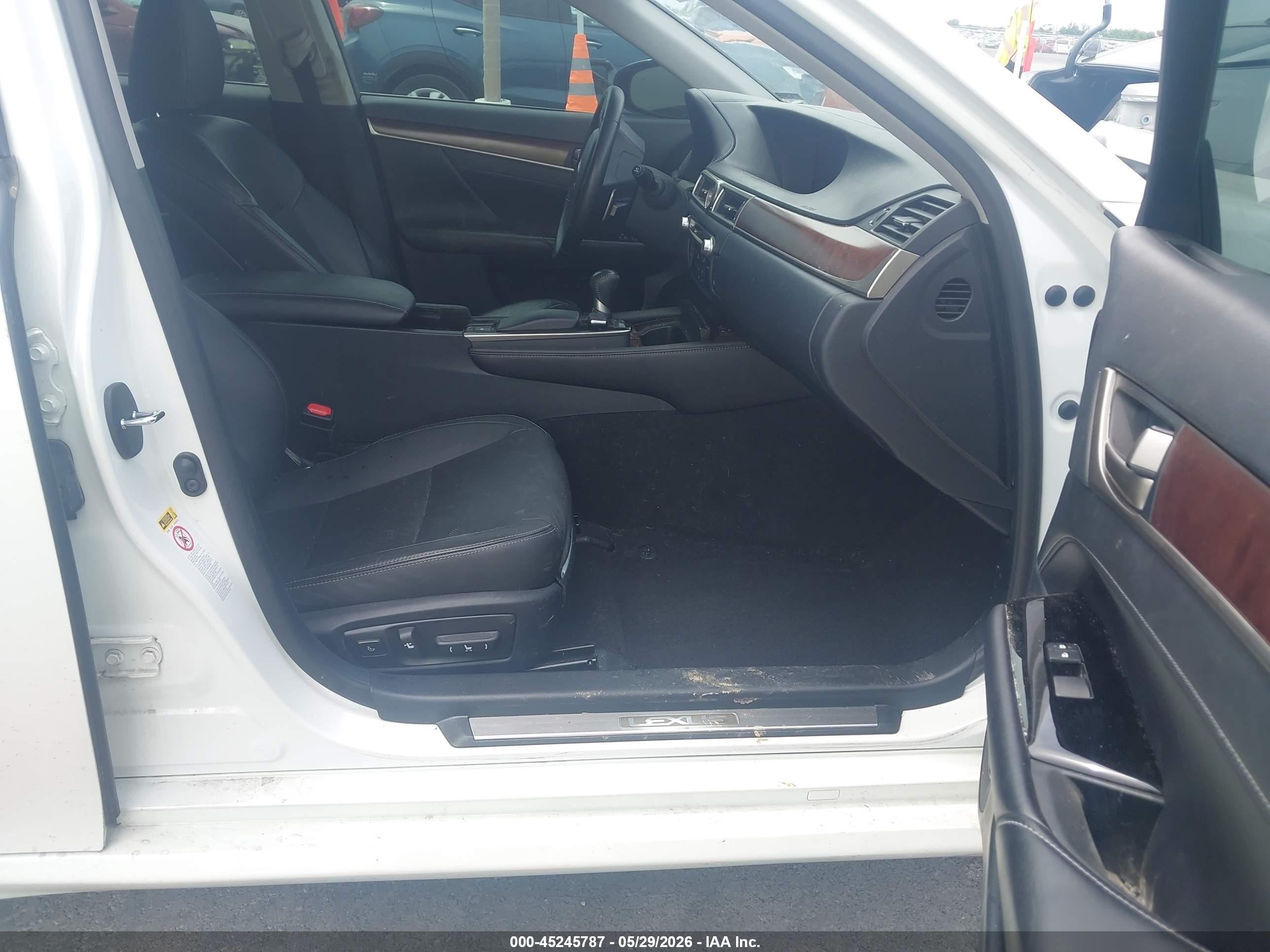 2015 Lexus Gs 350   White vin: JTHCE1BL8FA009266