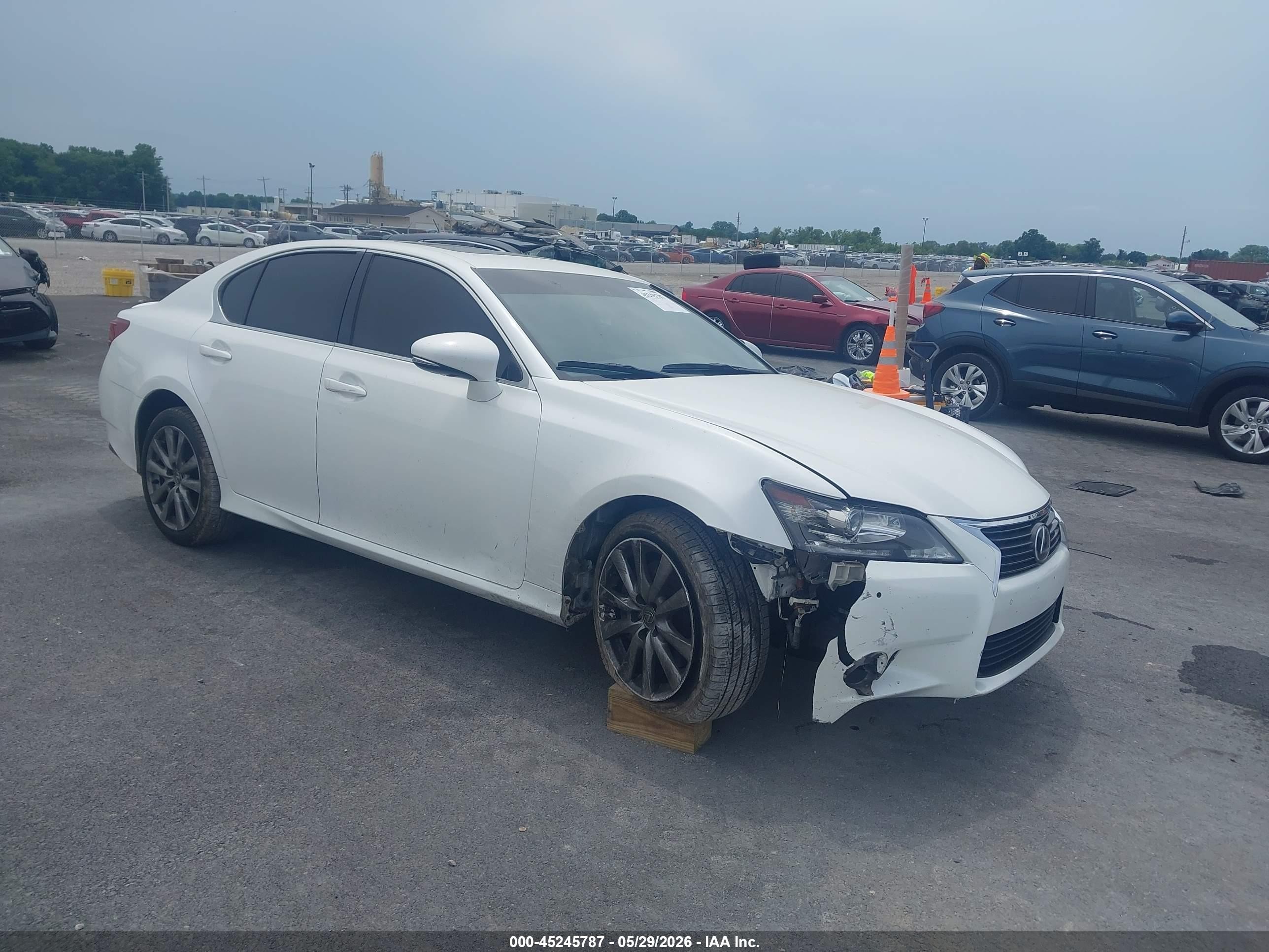 2015 Lexus Gs 350   White vin: JTHCE1BL8FA009266