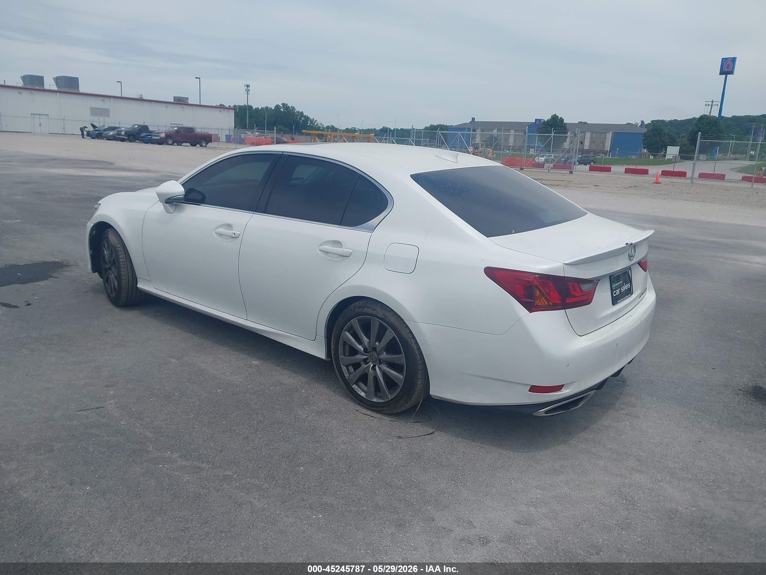 2015 Lexus Gs 350   White vin: JTHCE1BL8FA009266