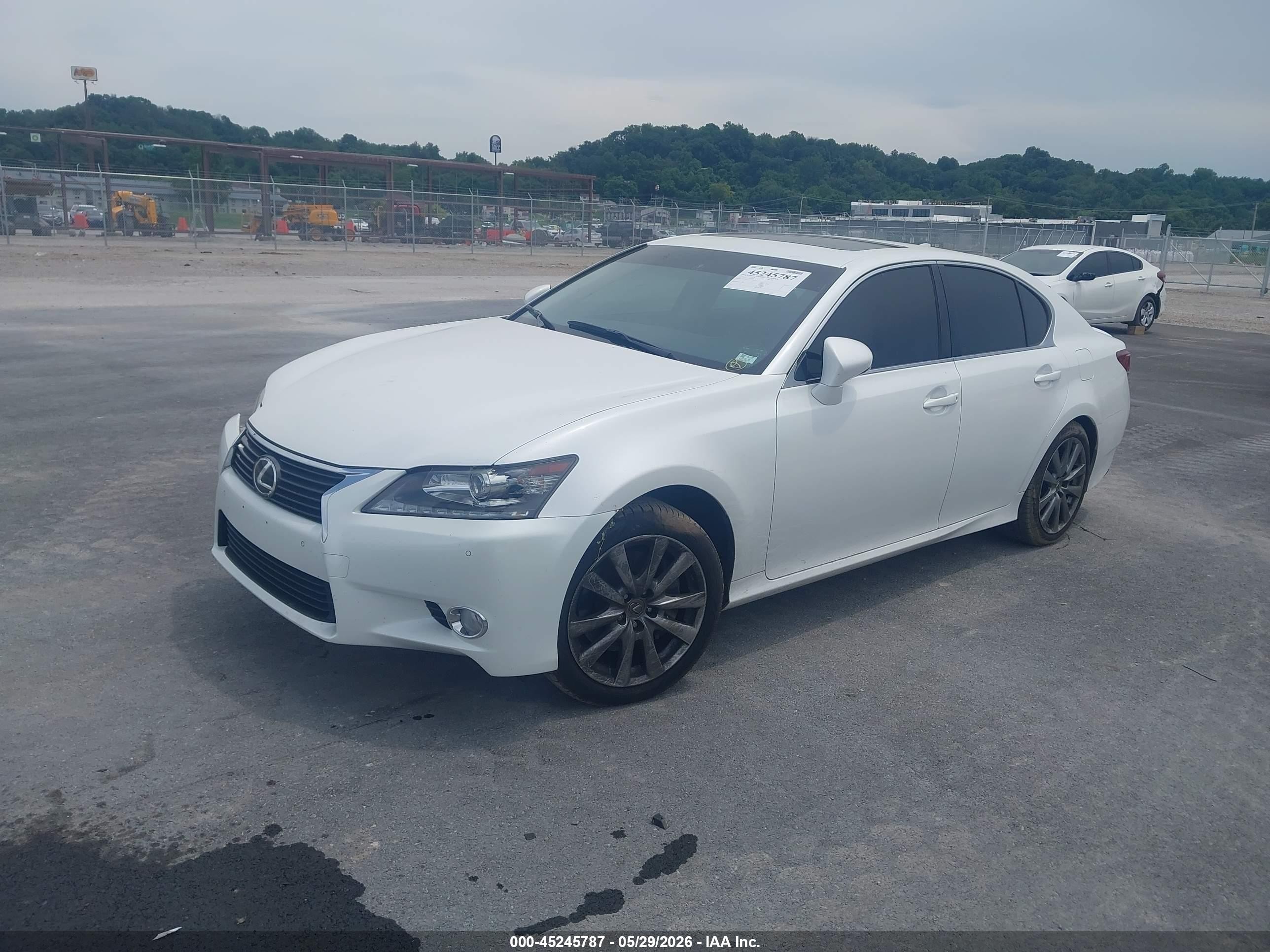 2015 Lexus Gs 350   White vin: JTHCE1BL8FA009266