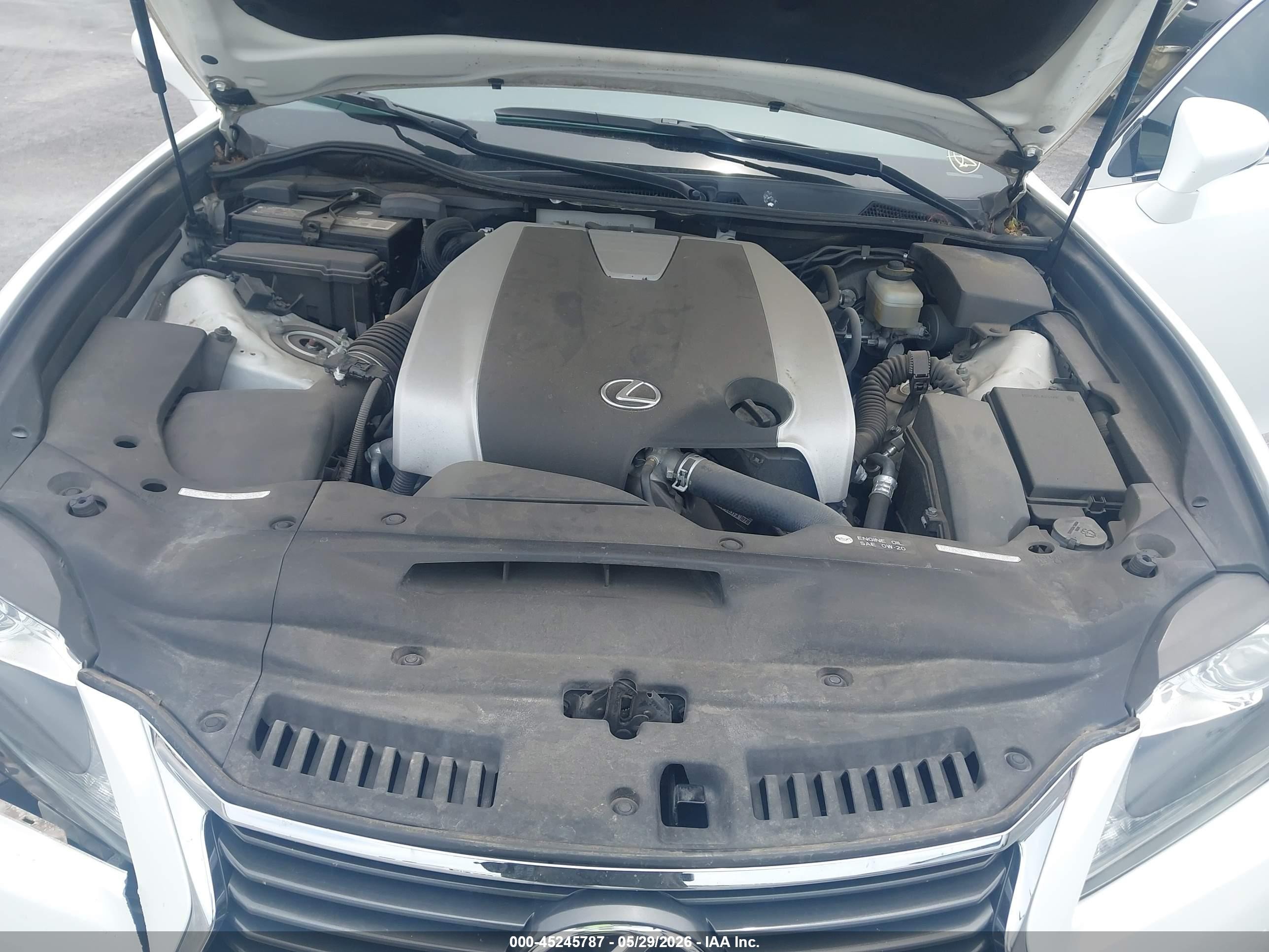 2015 Lexus Gs 350   White vin: JTHCE1BL8FA009266