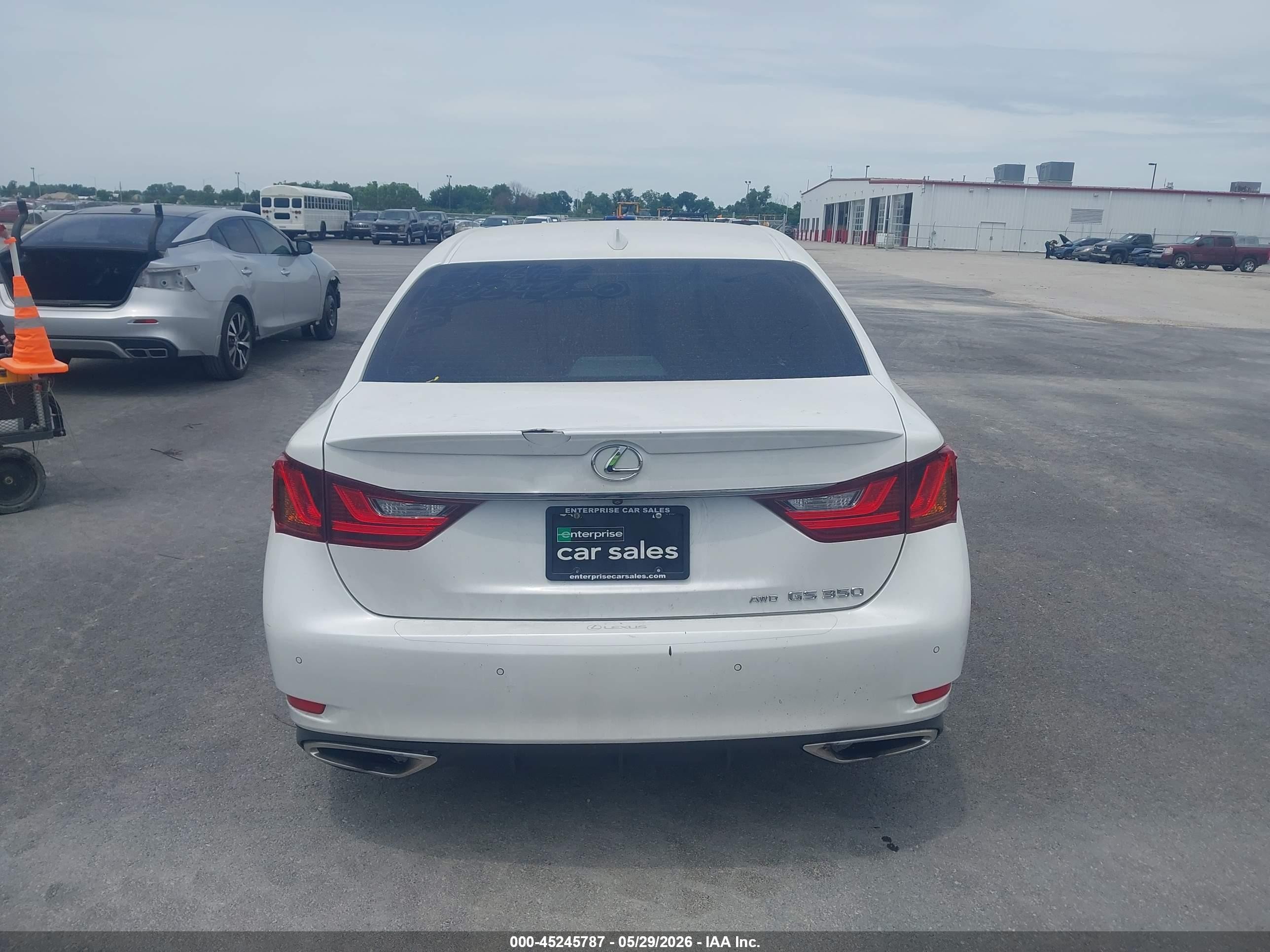 2015 Lexus Gs 350   White vin: JTHCE1BL8FA009266