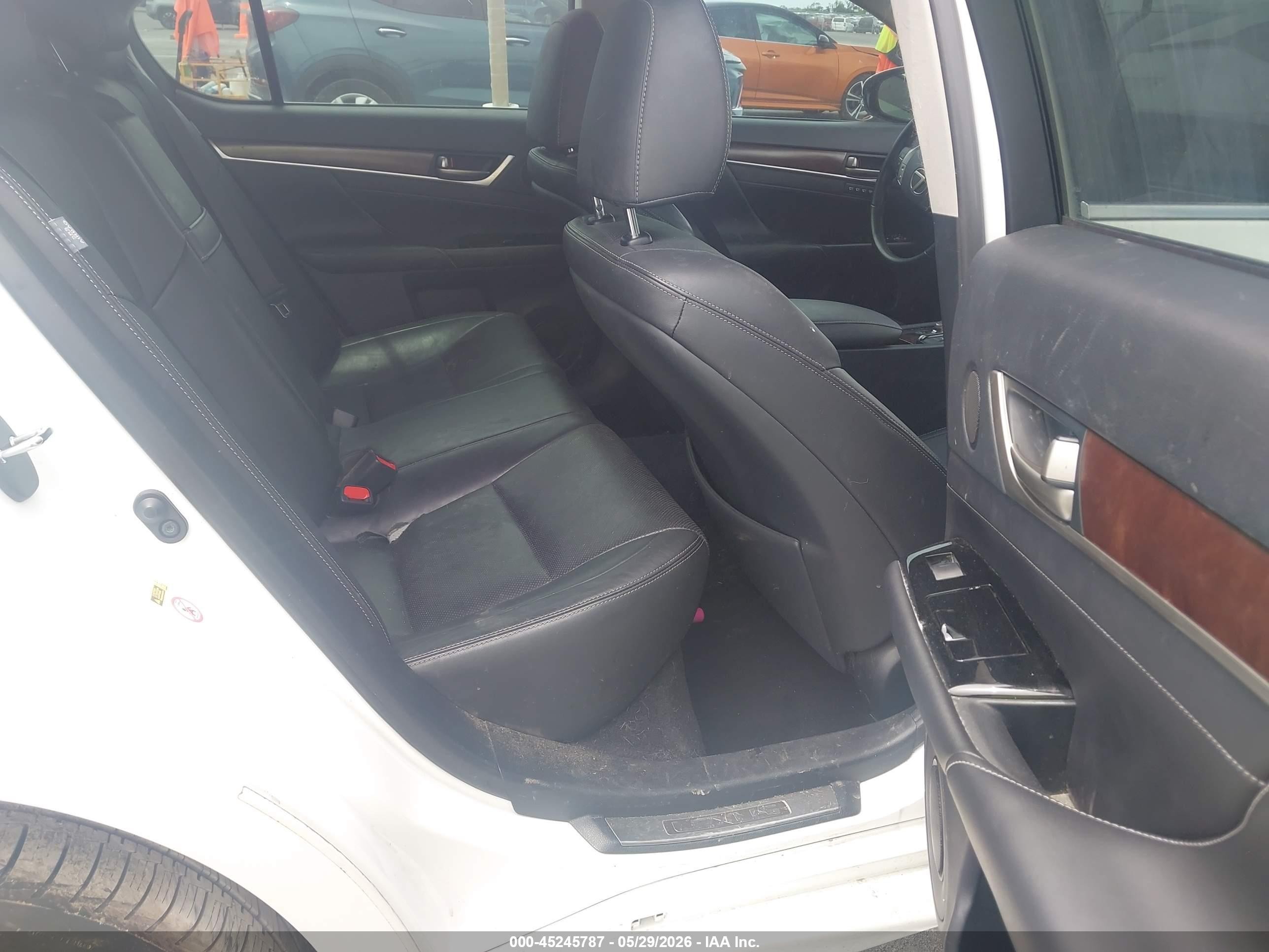 2015 Lexus Gs 350   White vin: JTHCE1BL8FA009266
