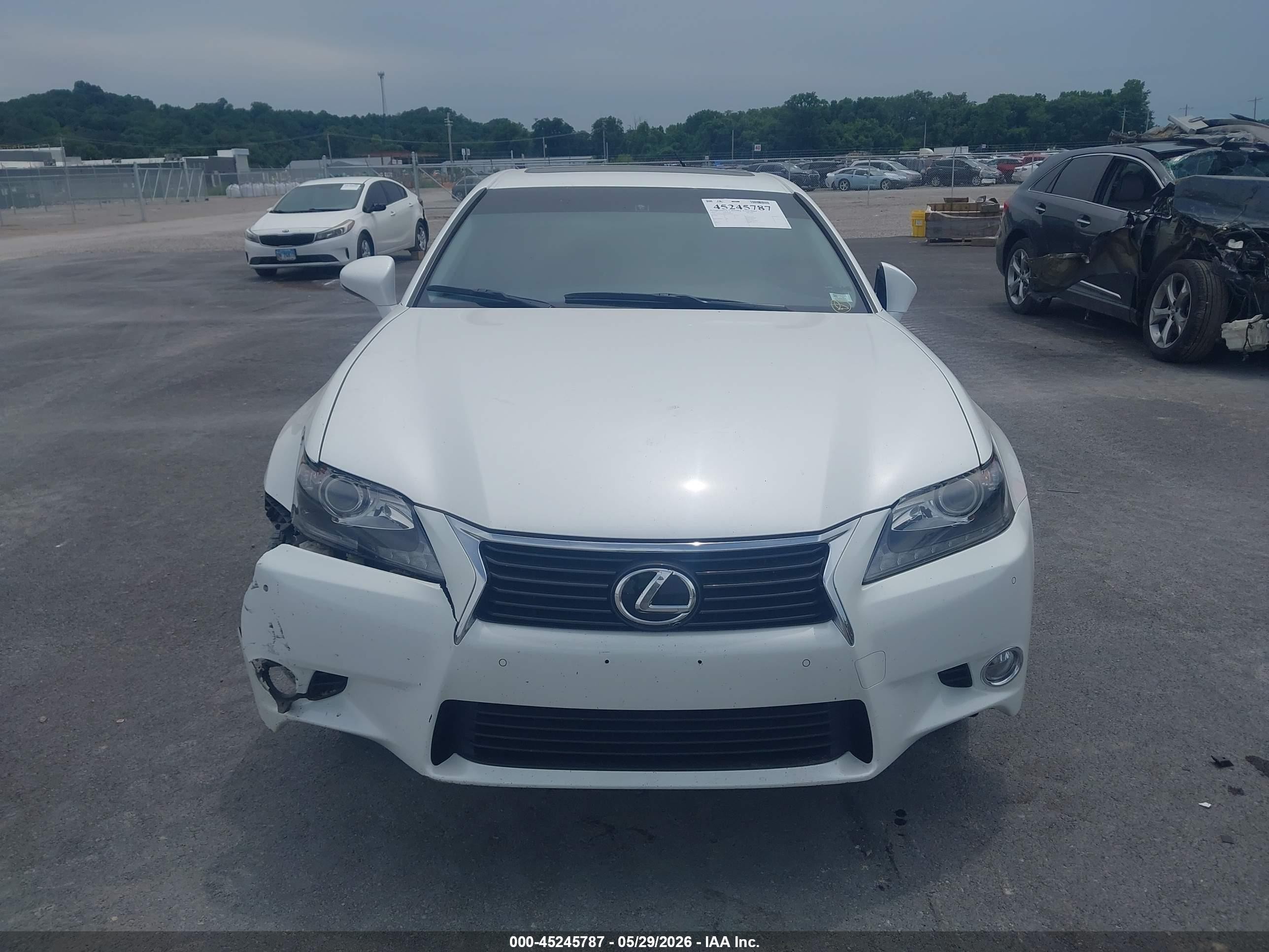 2015 Lexus Gs 350   White vin: JTHCE1BL8FA009266