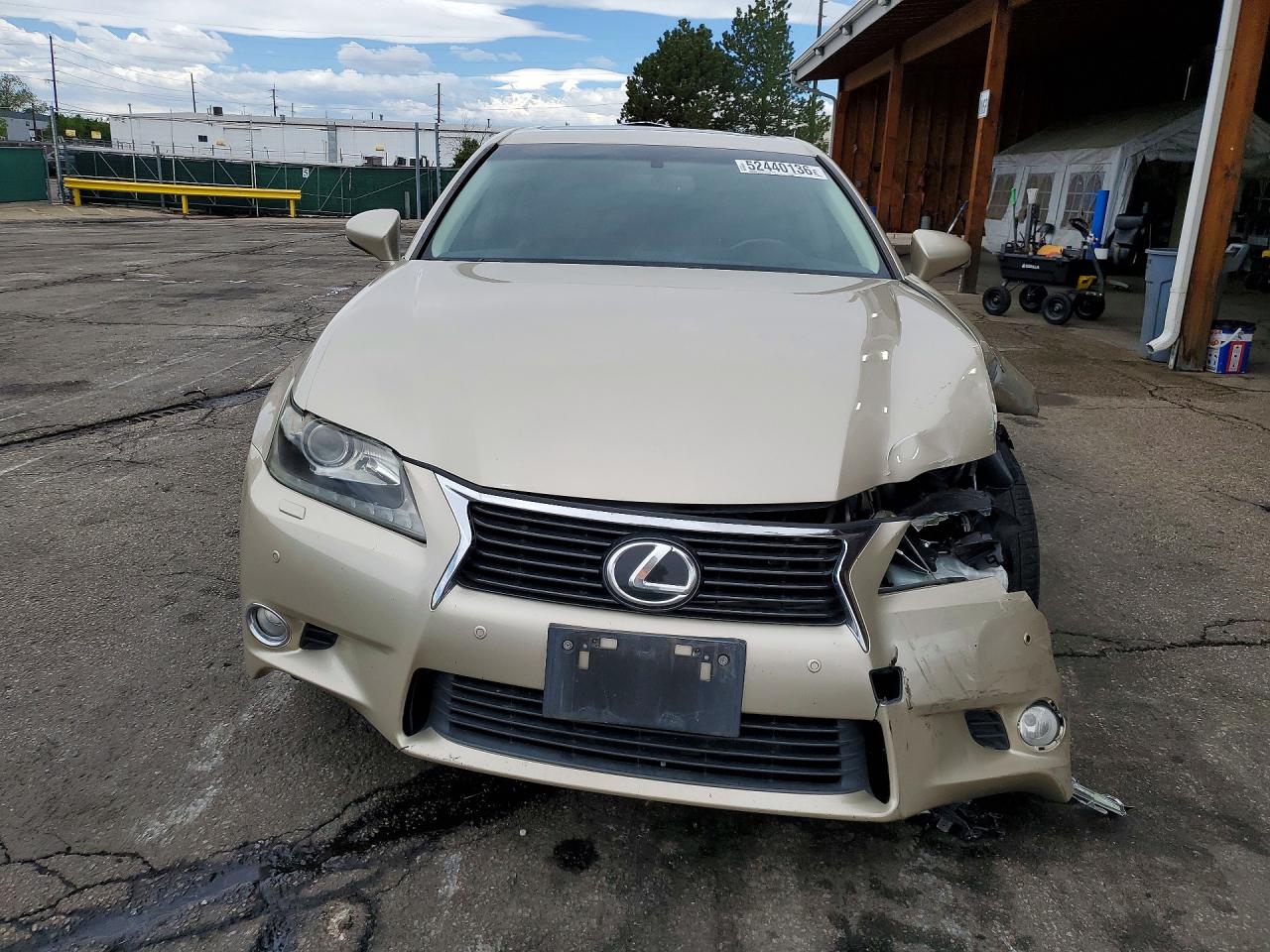2013 Lexus Gs 350 Gold vin: JTHCE1BL9D5005085