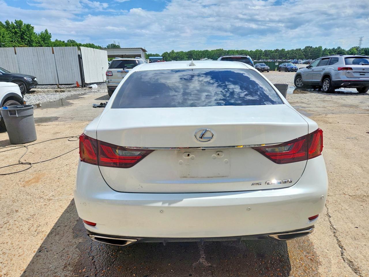 2013 Lexus Gs 350 White vin: JTHCE1BL9D5013509