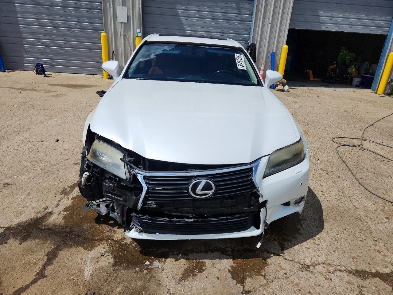 2013 Lexus Gs 350 White vin: JTHCE1BL9D5013509