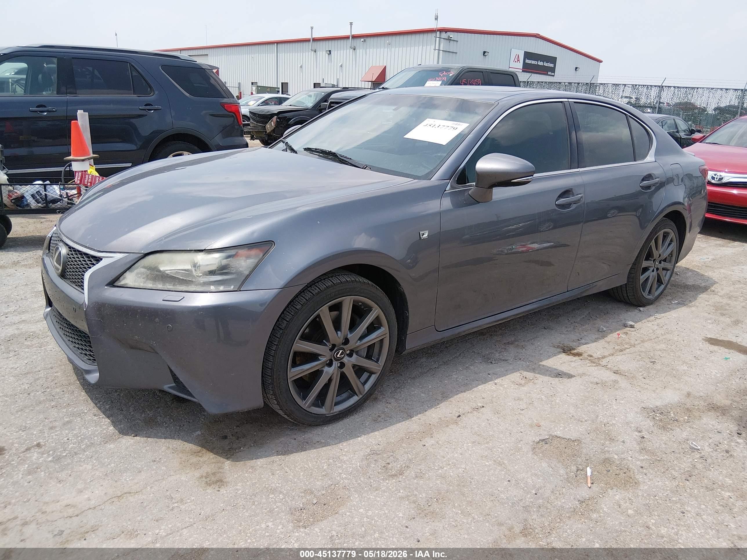 2013 Lexus Gs 350   Gray vin: JTHCE1BL9D5019245