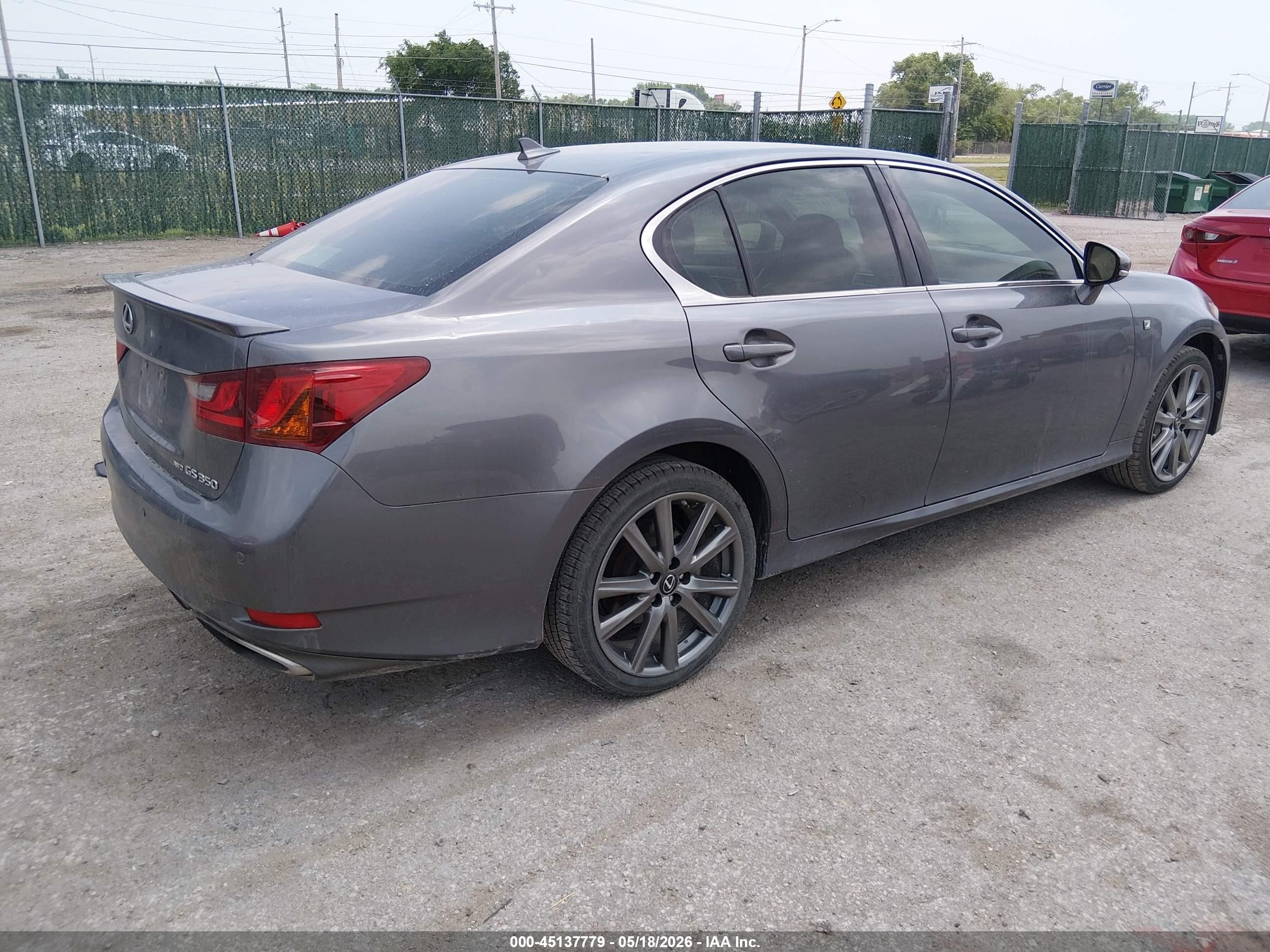 2013 Lexus Gs 350   Gray vin: JTHCE1BL9D5019245