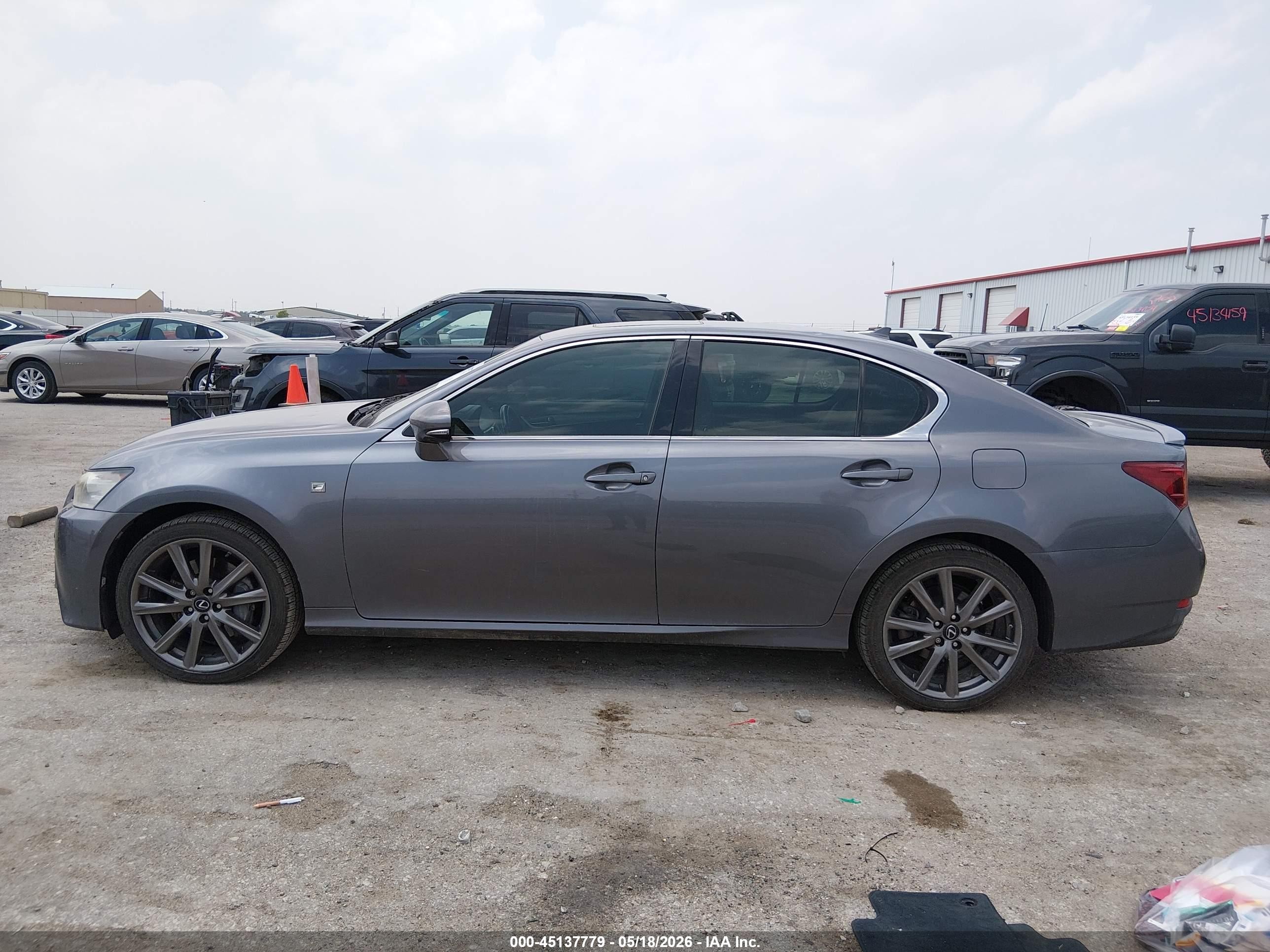 2013 Lexus Gs 350   Gray vin: JTHCE1BL9D5019245
