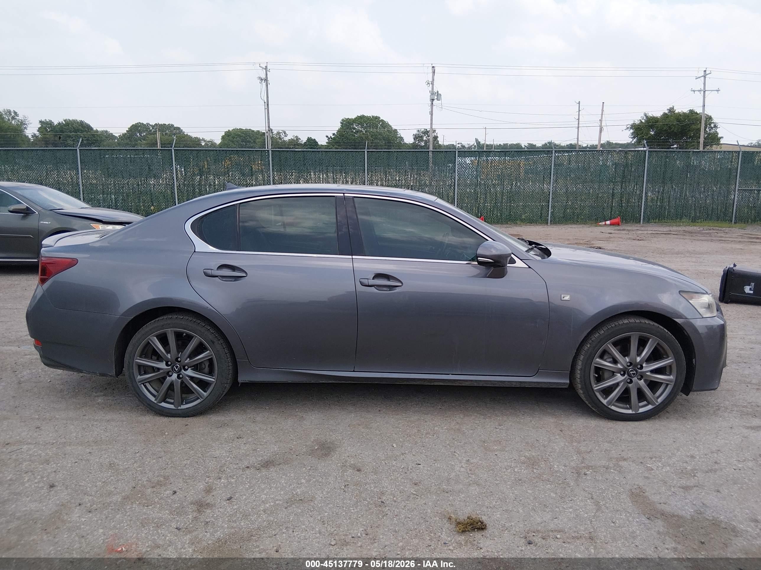 2013 Lexus Gs 350   Gray vin: JTHCE1BL9D5019245