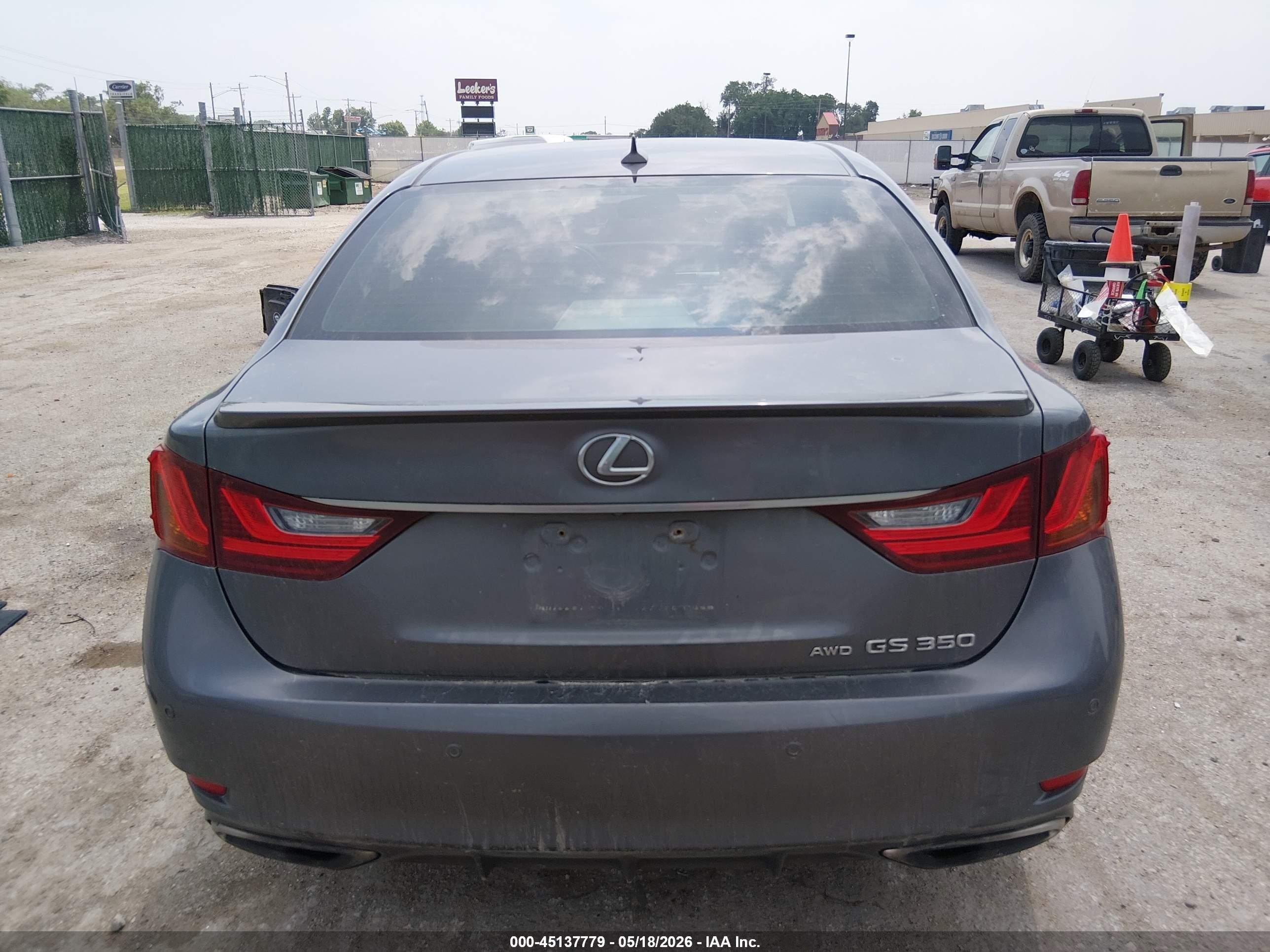 2013 Lexus Gs 350   Gray vin: JTHCE1BL9D5019245