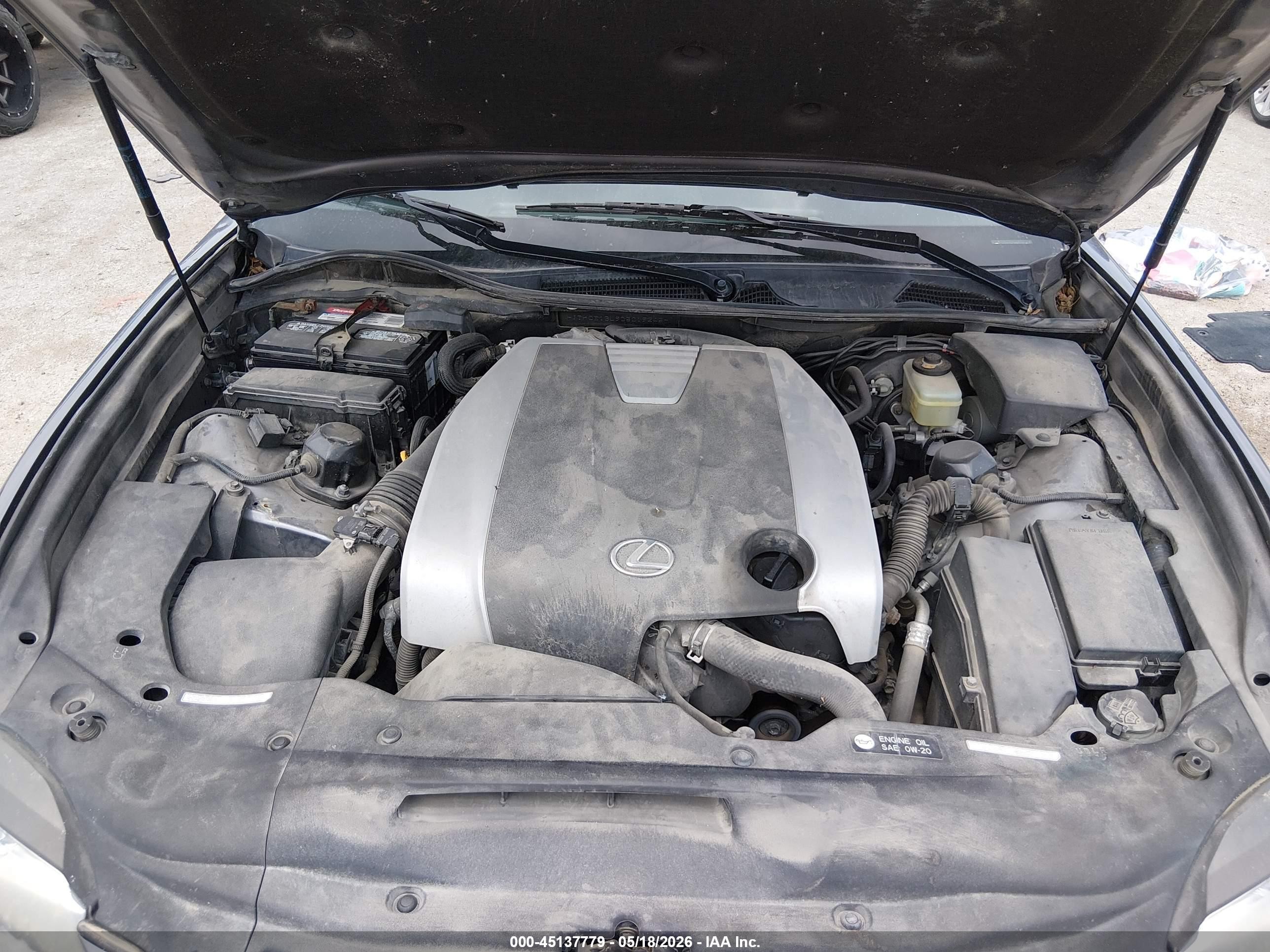 2013 Lexus Gs 350   Gray vin: JTHCE1BL9D5019245