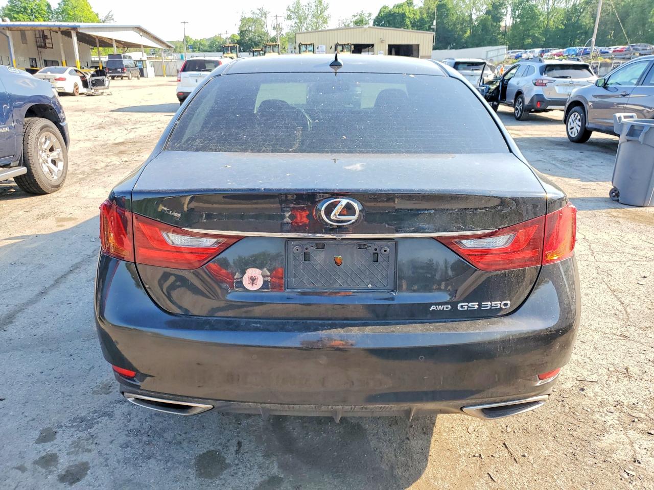 2014 Lexus Gs 350 Black vin: JTHCE1BL9E5027184