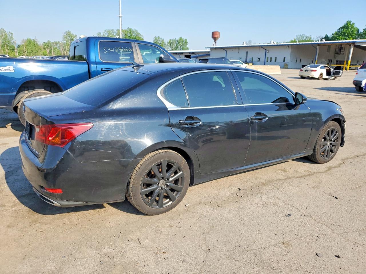 2014 Lexus Gs 350 Black vin: JTHCE1BL9E5027184