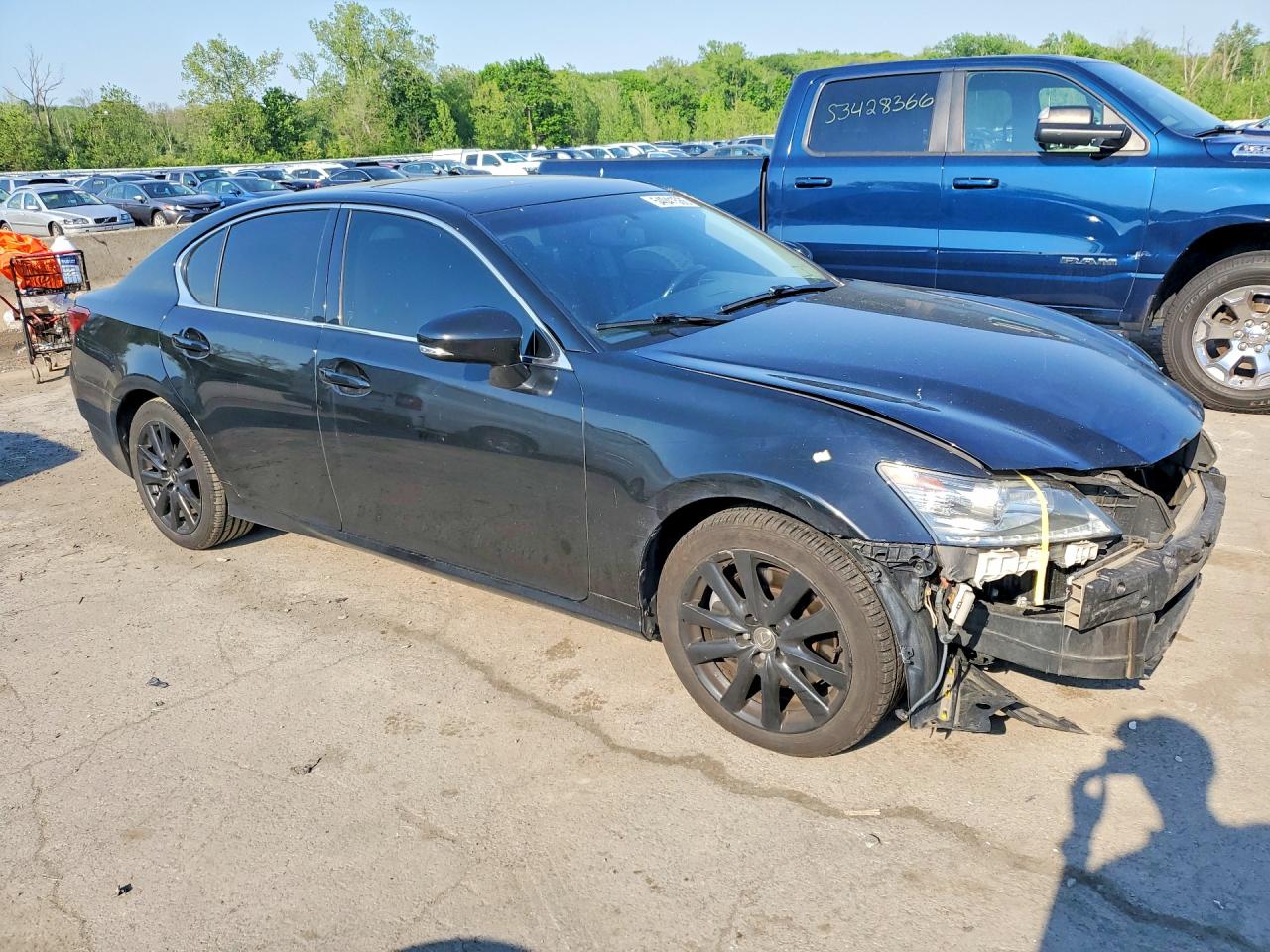 2014 Lexus Gs 350 Black vin: JTHCE1BL9E5027184