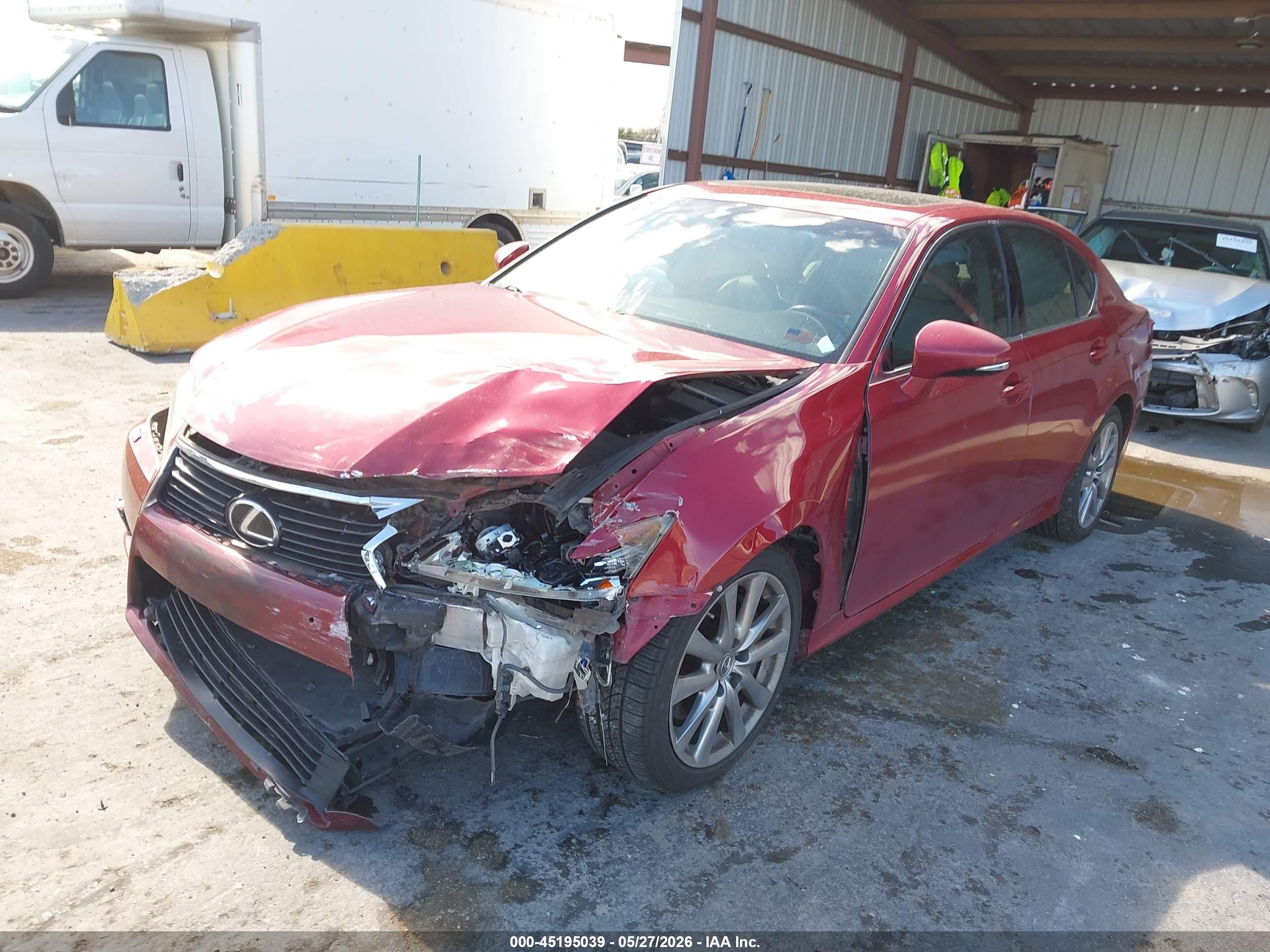 2014 Lexus Gs 350   Burgundy vin: JTHCE1BL9E5027573