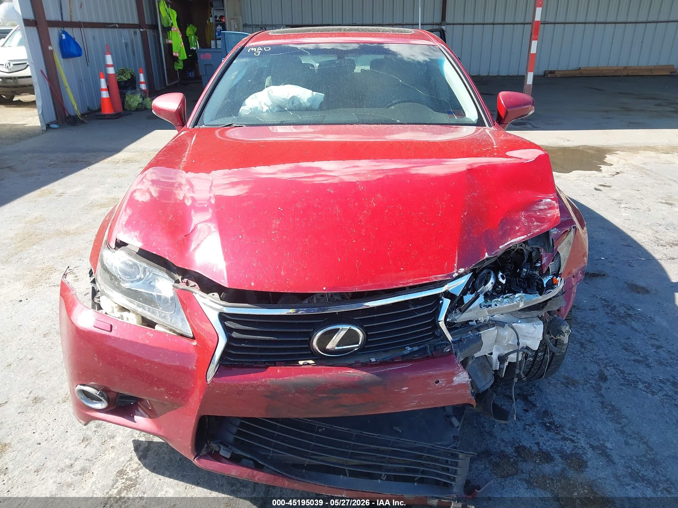 2014 Lexus Gs 350   Burgundy vin: JTHCE1BL9E5027573