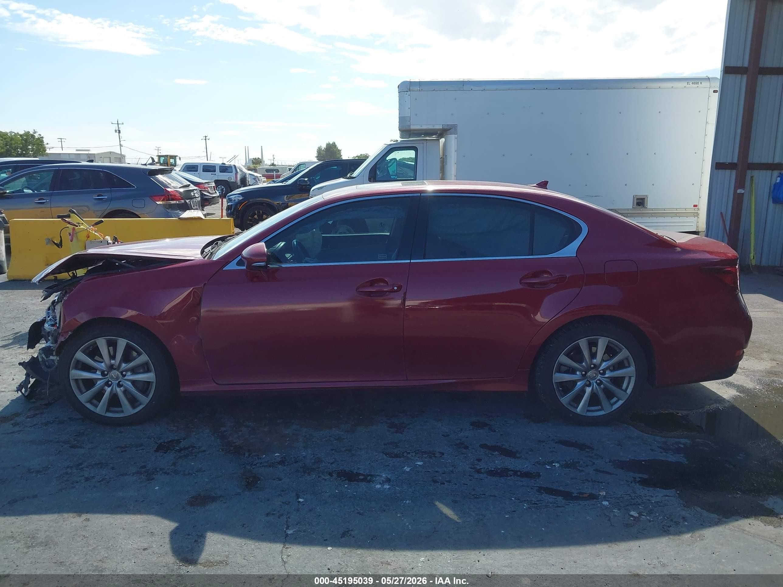 2014 Lexus Gs 350   Burgundy vin: JTHCE1BL9E5027573