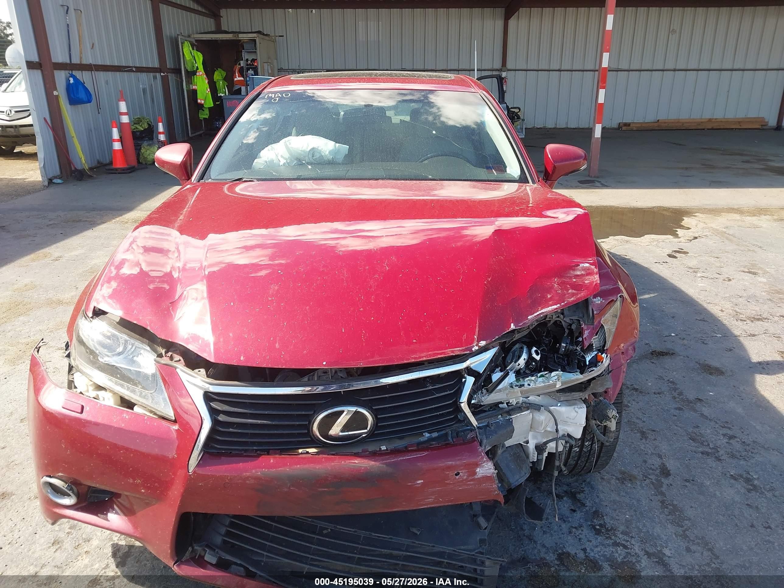 2014 Lexus Gs 350   Burgundy vin: JTHCE1BL9E5027573