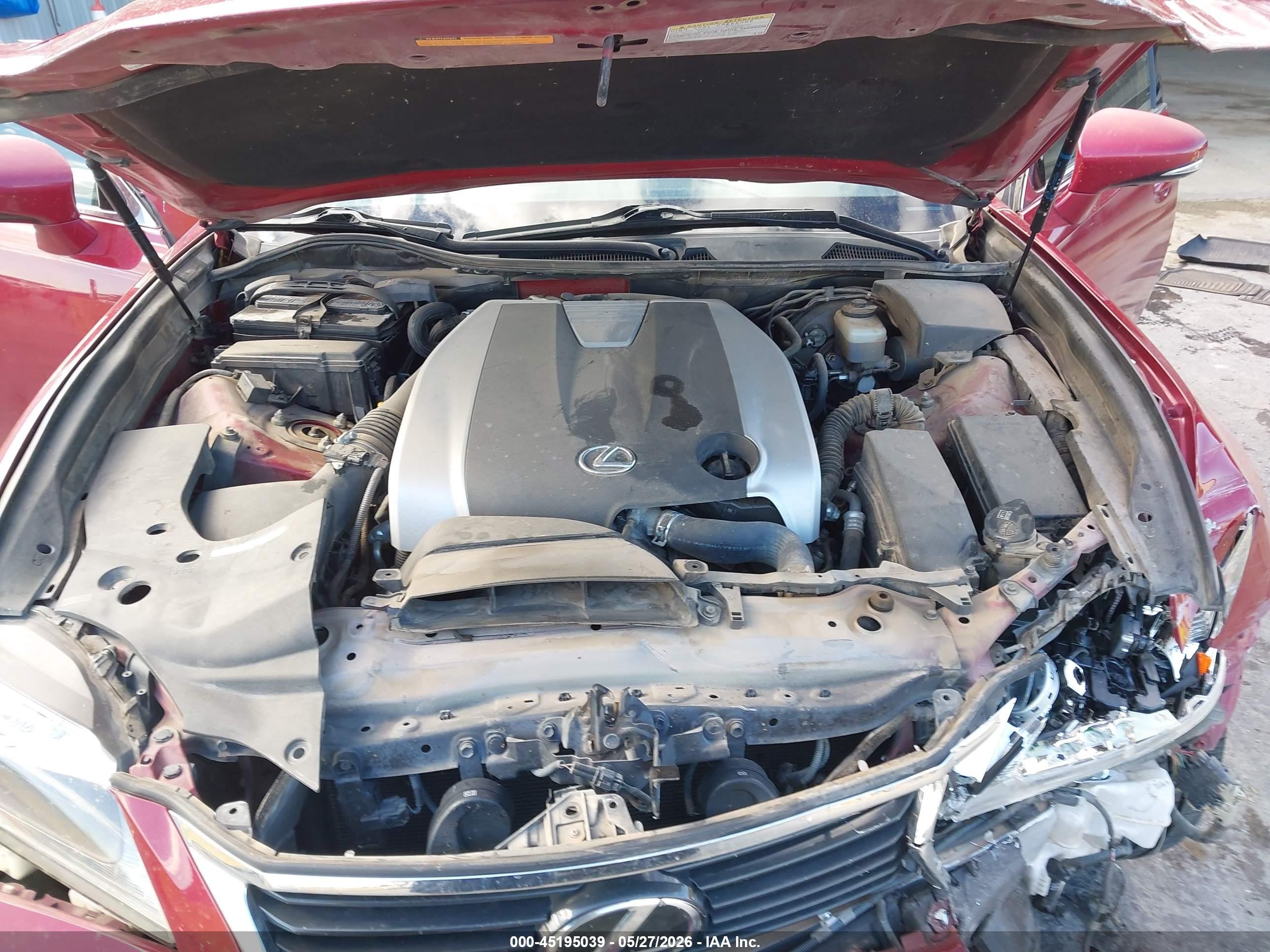 2014 Lexus Gs 350   Burgundy vin: JTHCE1BL9E5027573