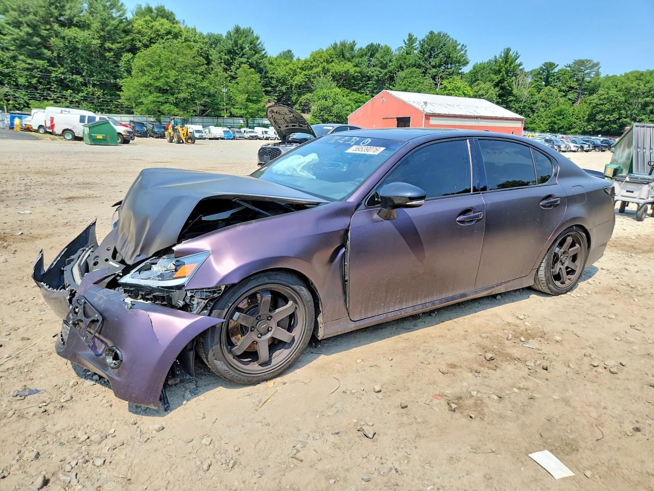 2015 Lexus Gs 350 Фиолетовый vin: JTHCE1BL9FA004514