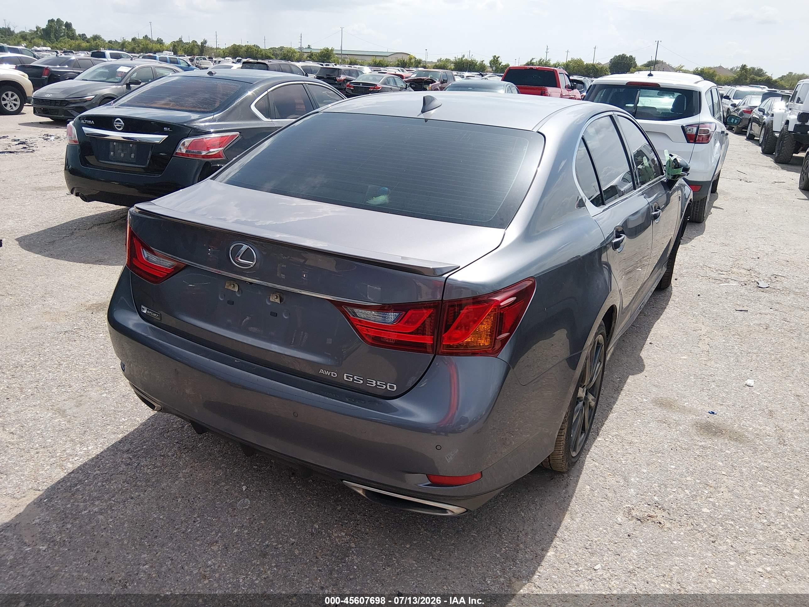 2015 Lexus Gs 350   Gray vin: JTHCE1BL9FA004920