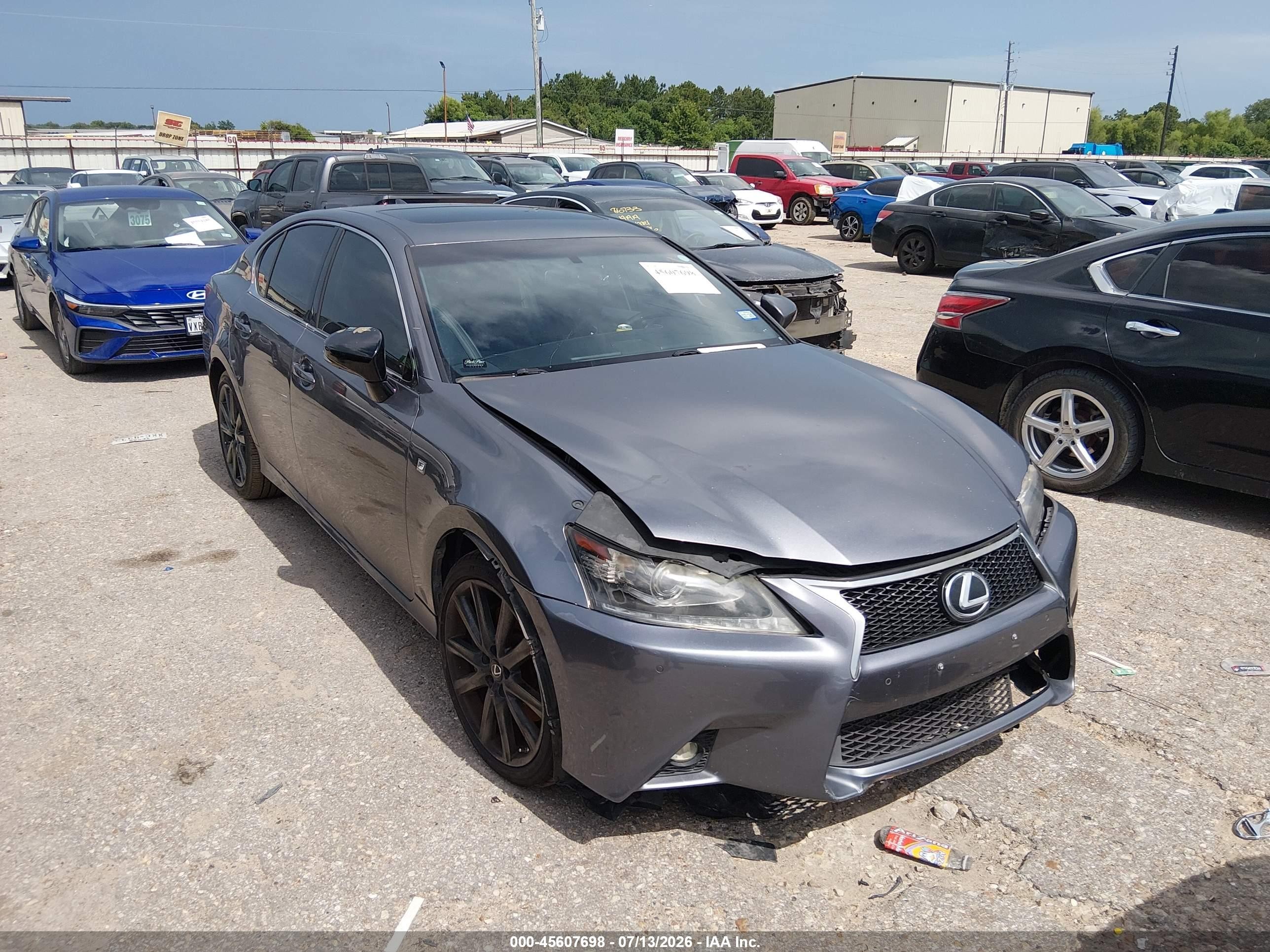 2015 Lexus Gs 350   Gray vin: JTHCE1BL9FA004920