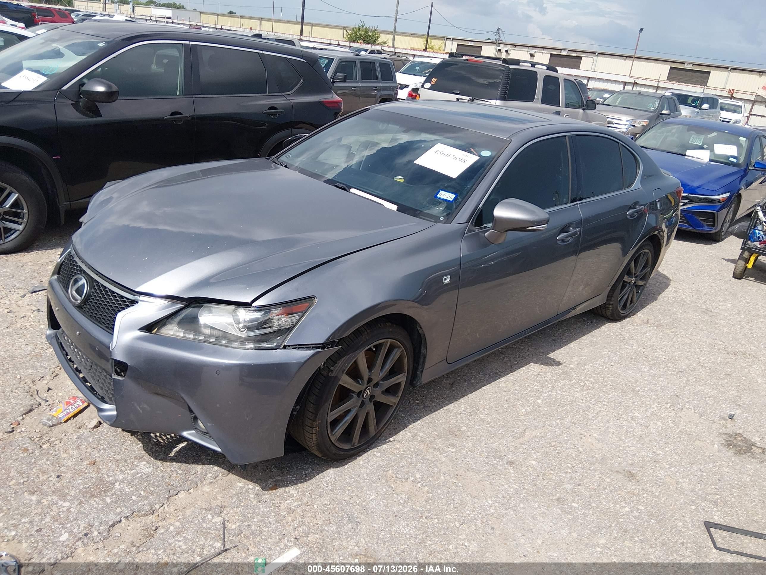2015 Lexus Gs 350   Gray vin: JTHCE1BL9FA004920