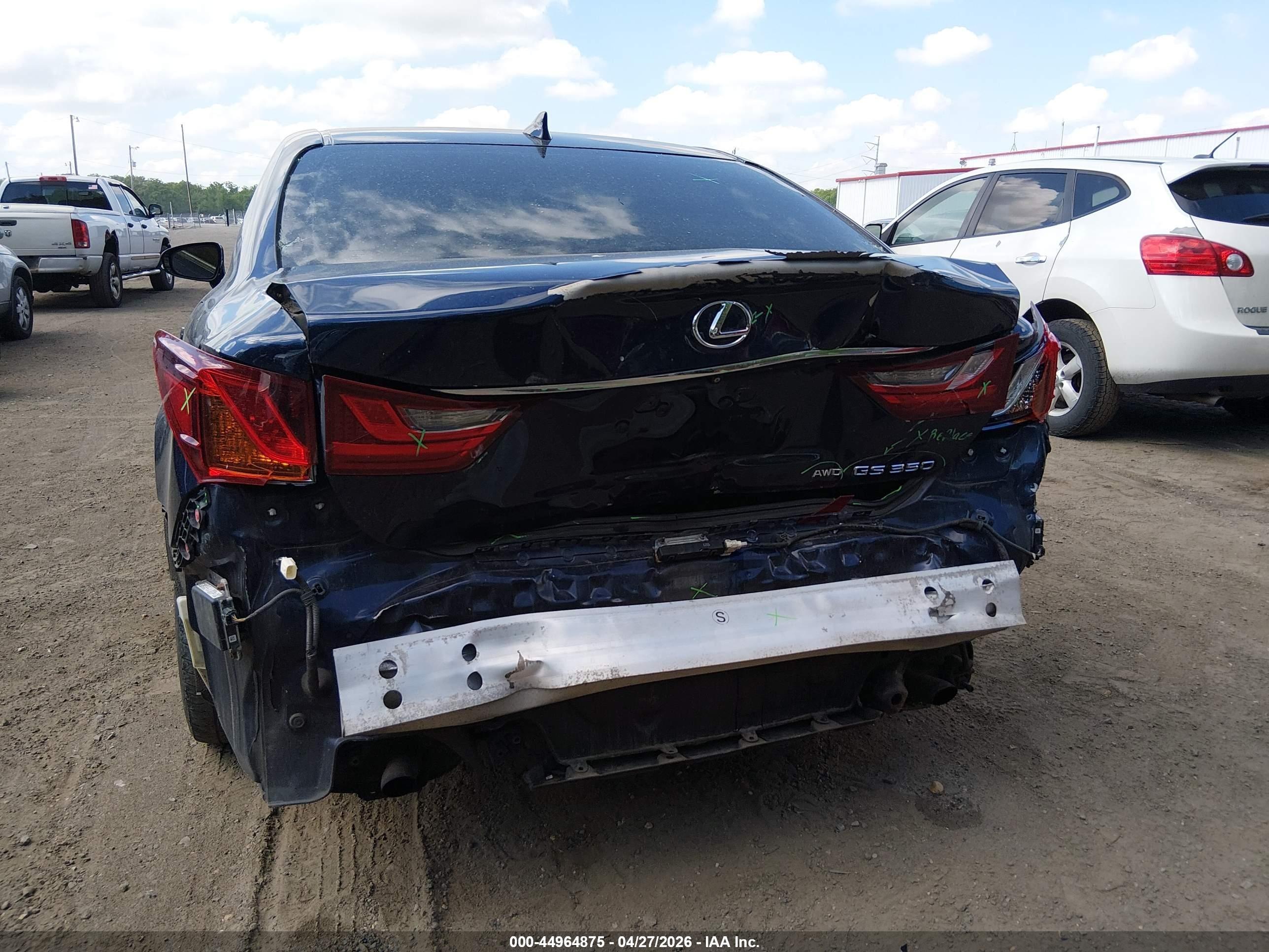 2015 Lexus Gs 350   Blue vin: JTHCE1BL9FA006232