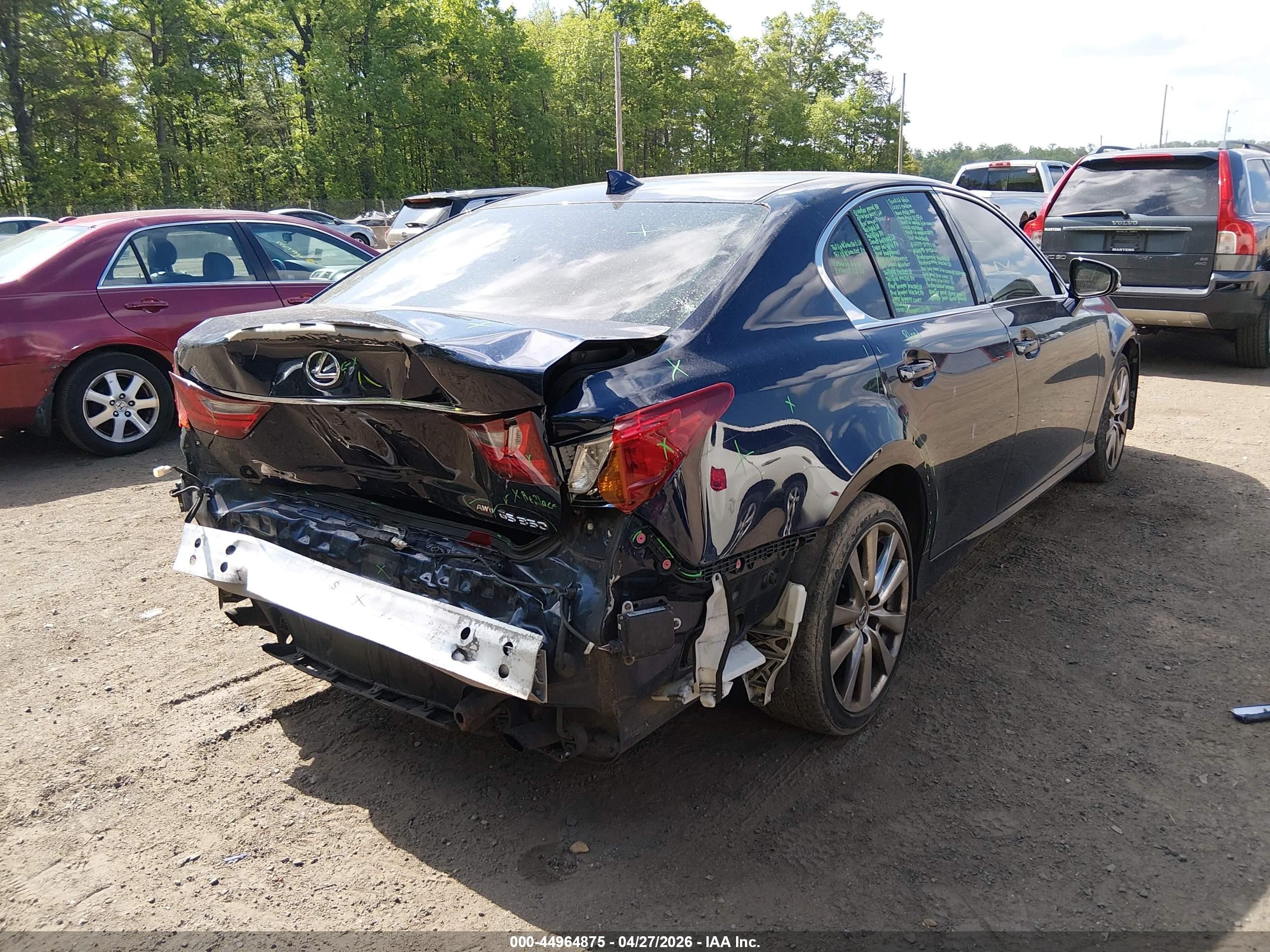2015 Lexus Gs 350   Blue vin: JTHCE1BL9FA006232