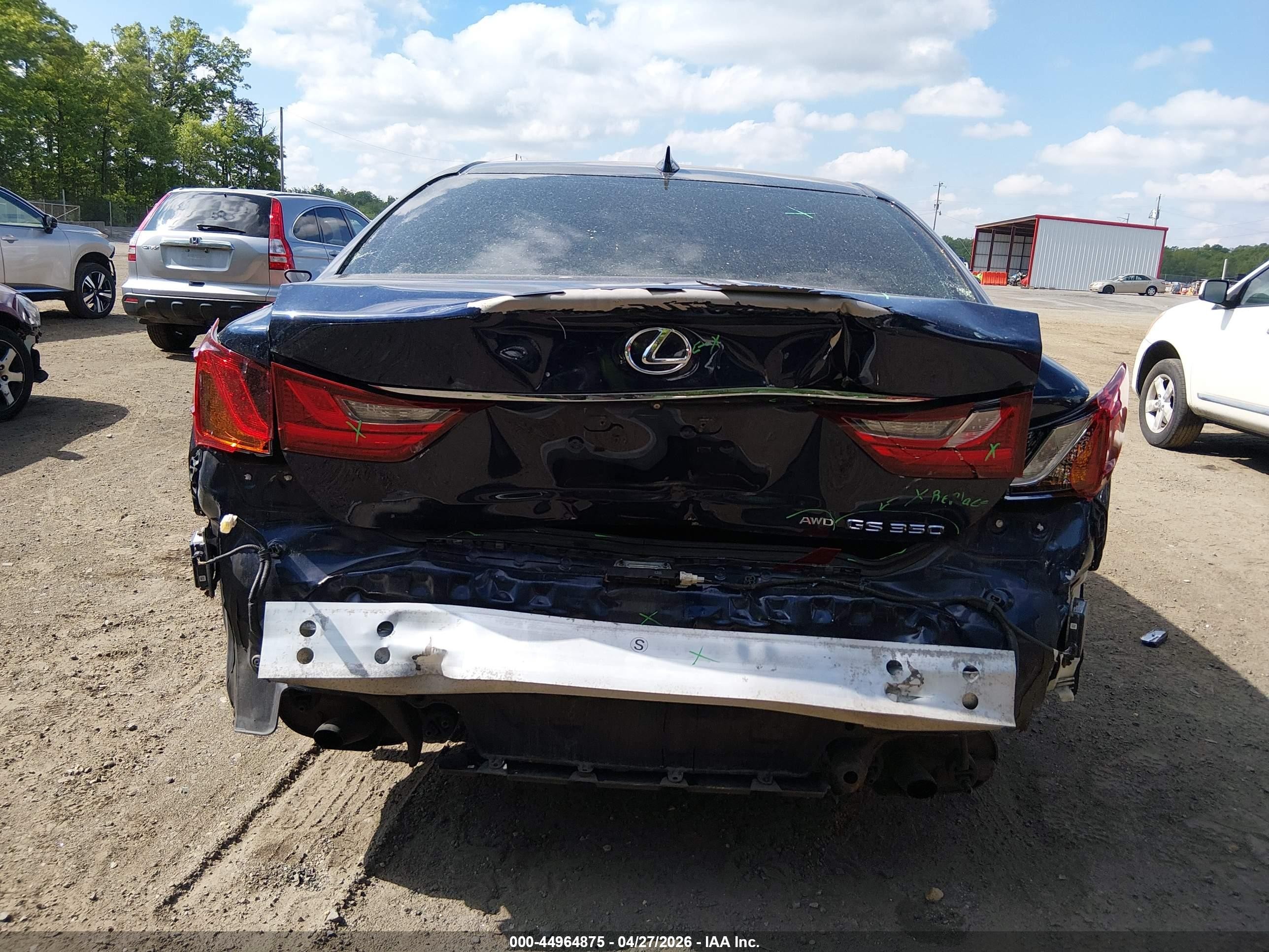 2015 Lexus Gs 350   Blue vin: JTHCE1BL9FA006232