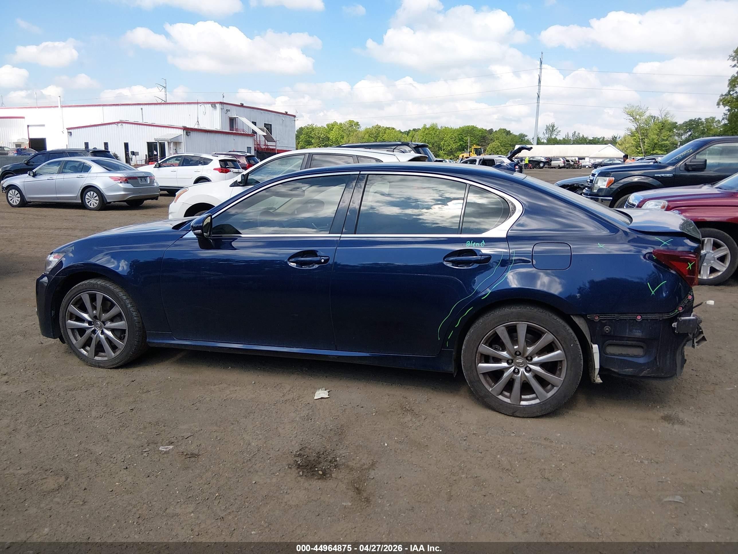 2015 Lexus Gs 350   Blue vin: JTHCE1BL9FA006232