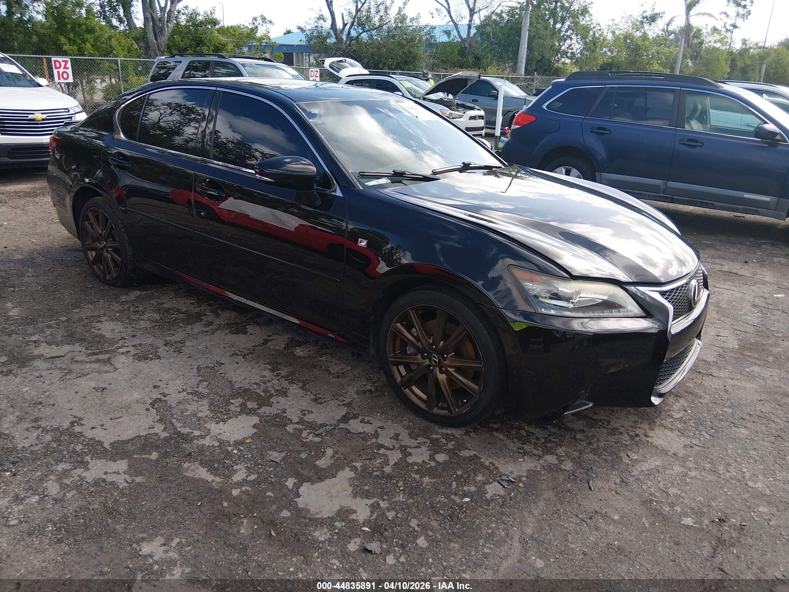 2015 Lexus Gs 350   Black vin: JTHCE1BL9FA008675