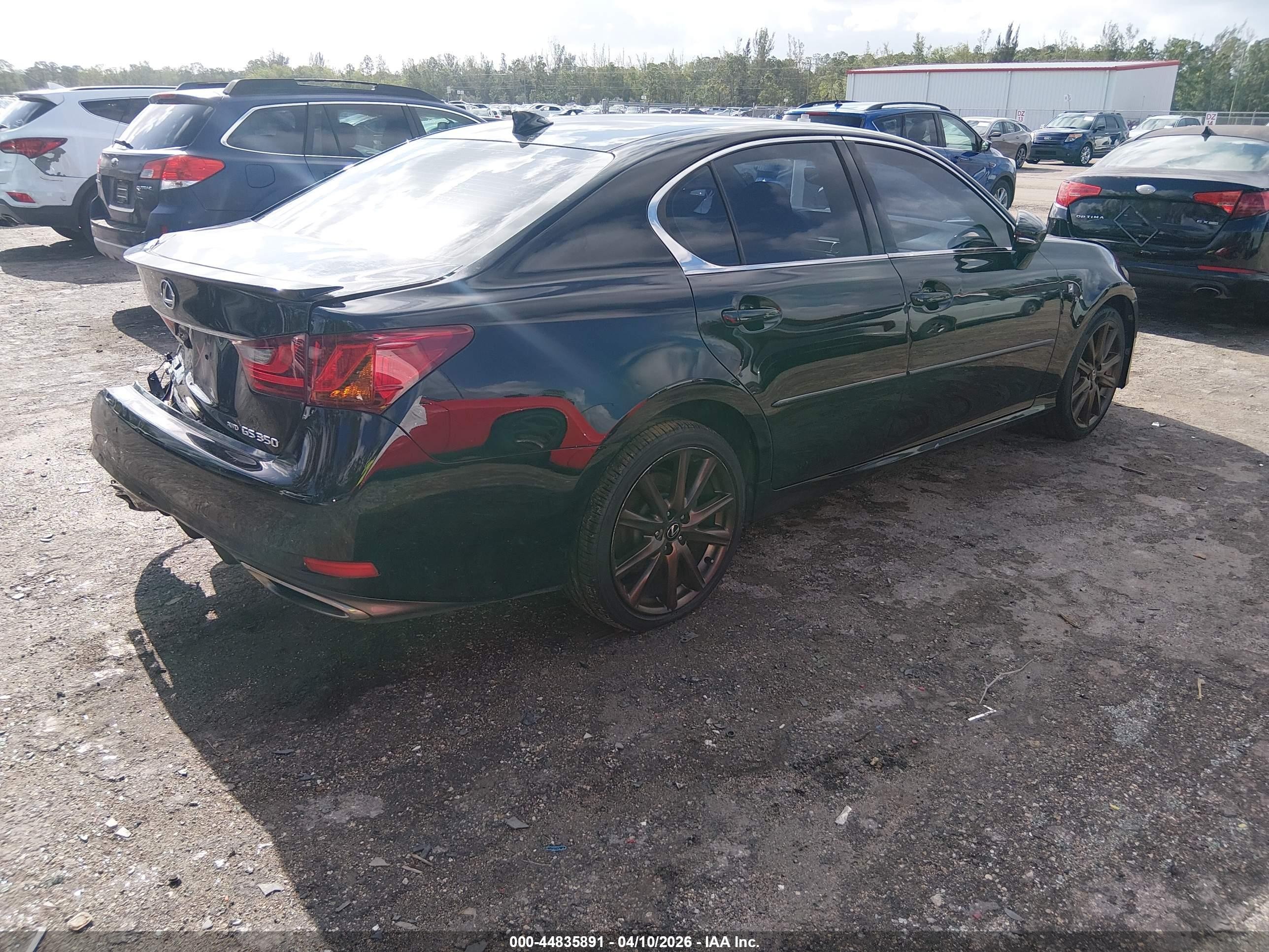 2015 Lexus Gs 350   Black vin: JTHCE1BL9FA008675