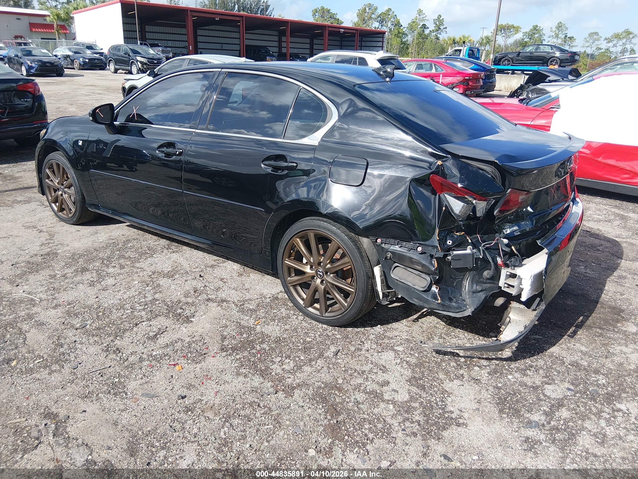 2015 Lexus Gs 350   Black vin: JTHCE1BL9FA008675