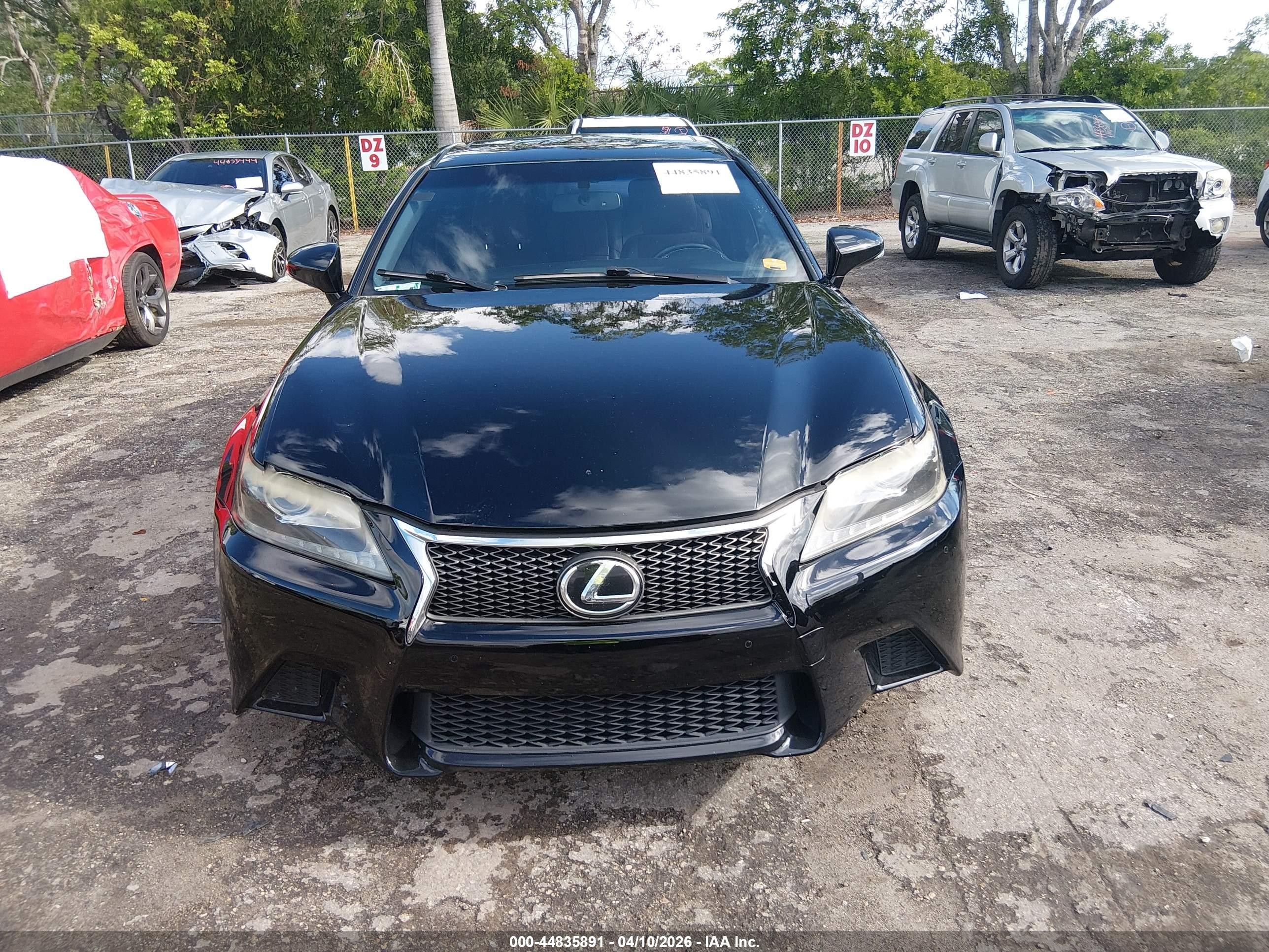 2015 Lexus Gs 350   Black vin: JTHCE1BL9FA008675